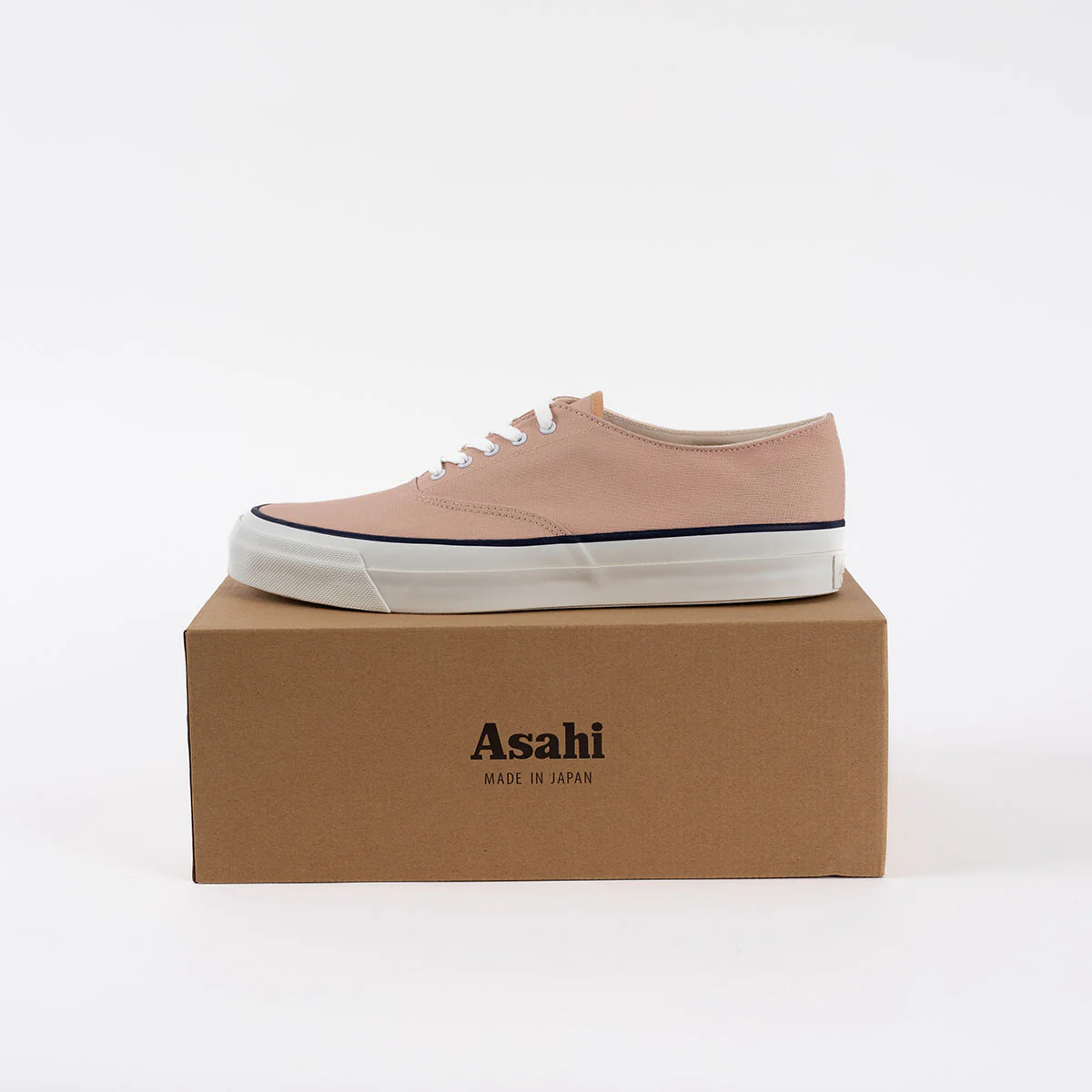 AS-041-BEI - ASAHI Cotton Deck Shoes - Beige - Image 6