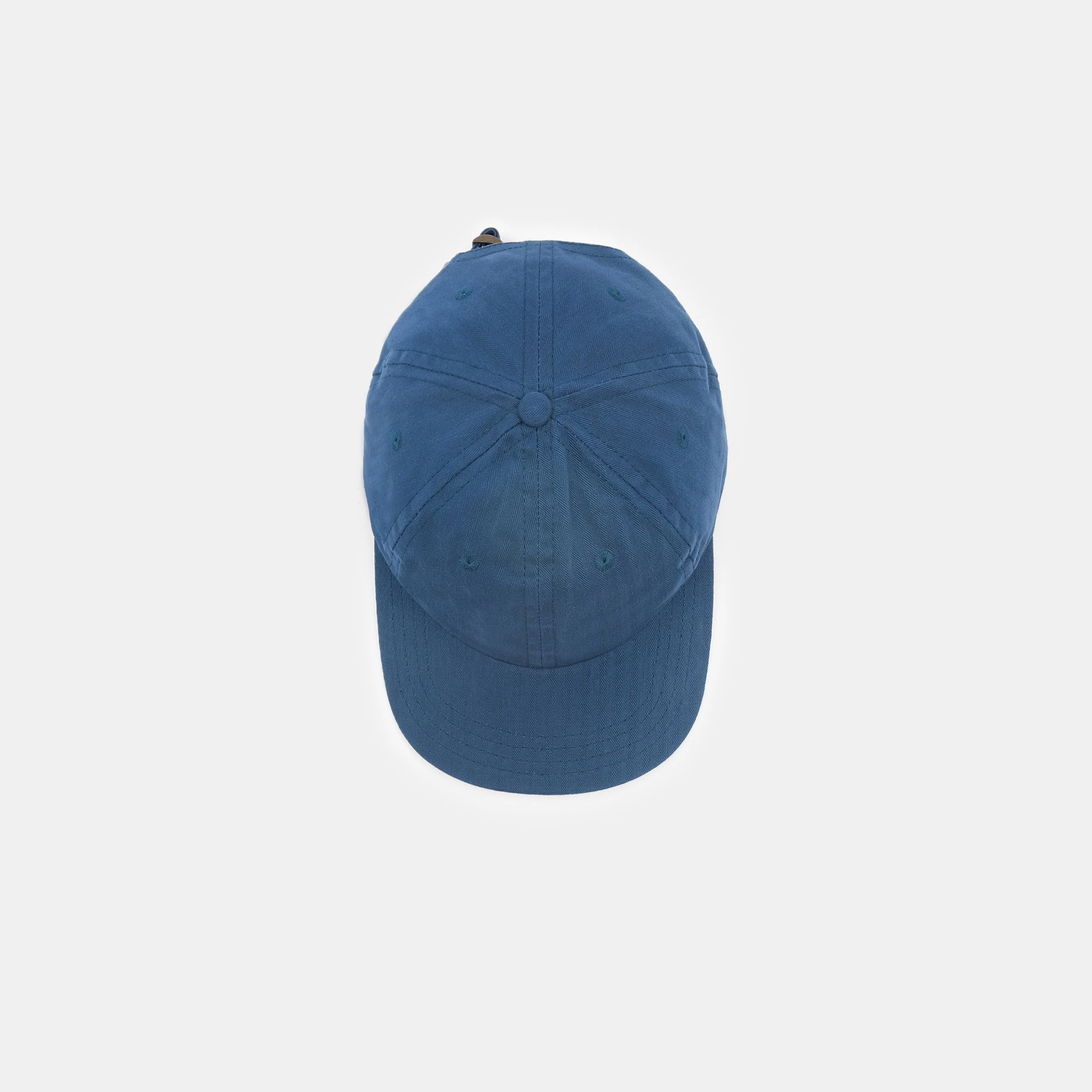 DE-BCW02WC-BLU - Dehen 1920 12oz Waxed Cotton Baseball Cap - Blue - Image 4