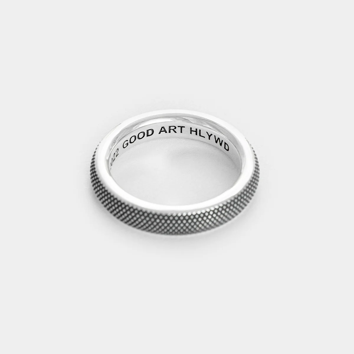 GA-SPACER-RING-GB - GOOD ART HLYWD Spacer Ring Goosebumps - Sterling Silver - Image 3