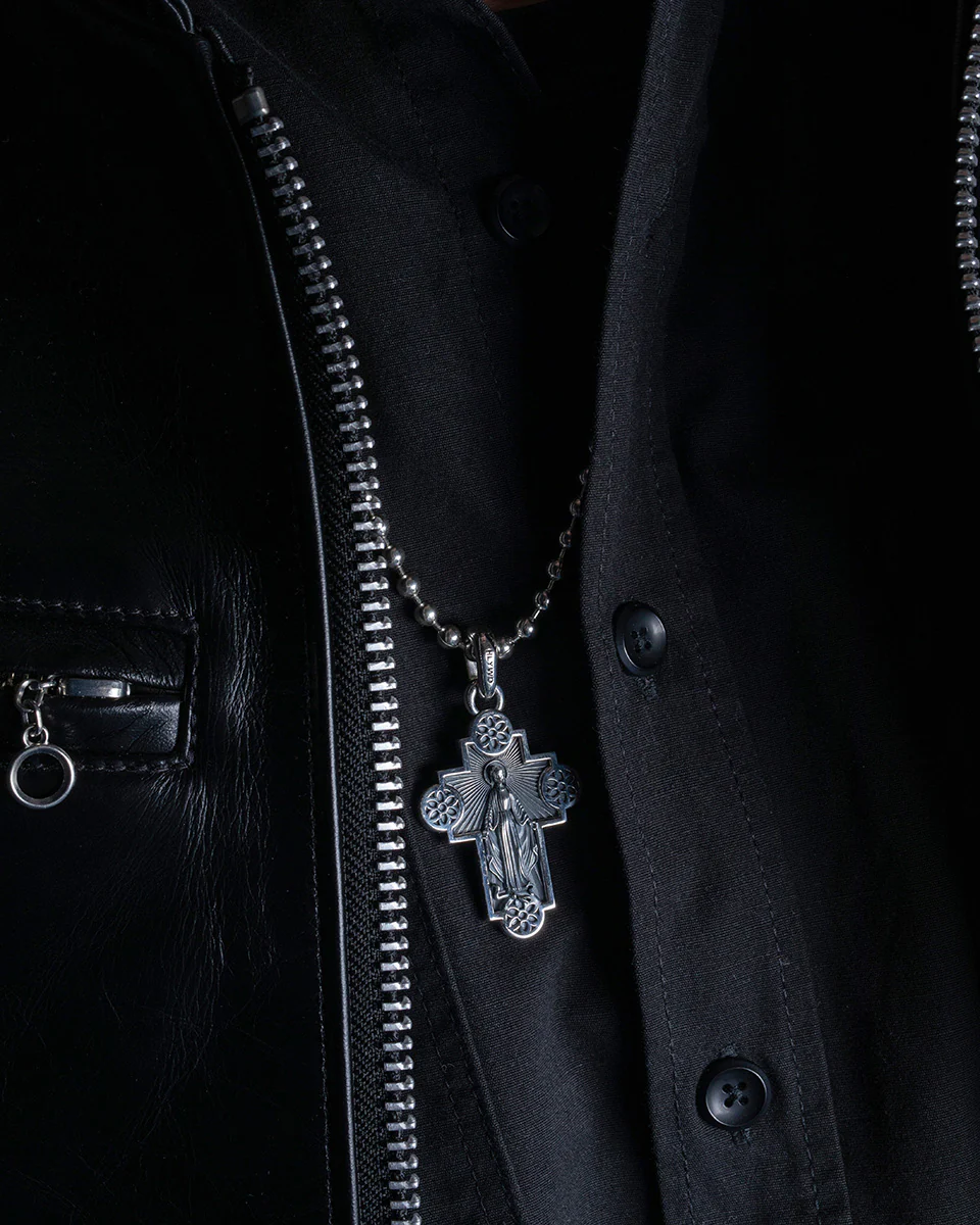 GA-JIMMY-CROSS-PEN-A - GOOD ART HLYWD Jimmy Cross Pendant A - Sterling Silver - Image 3