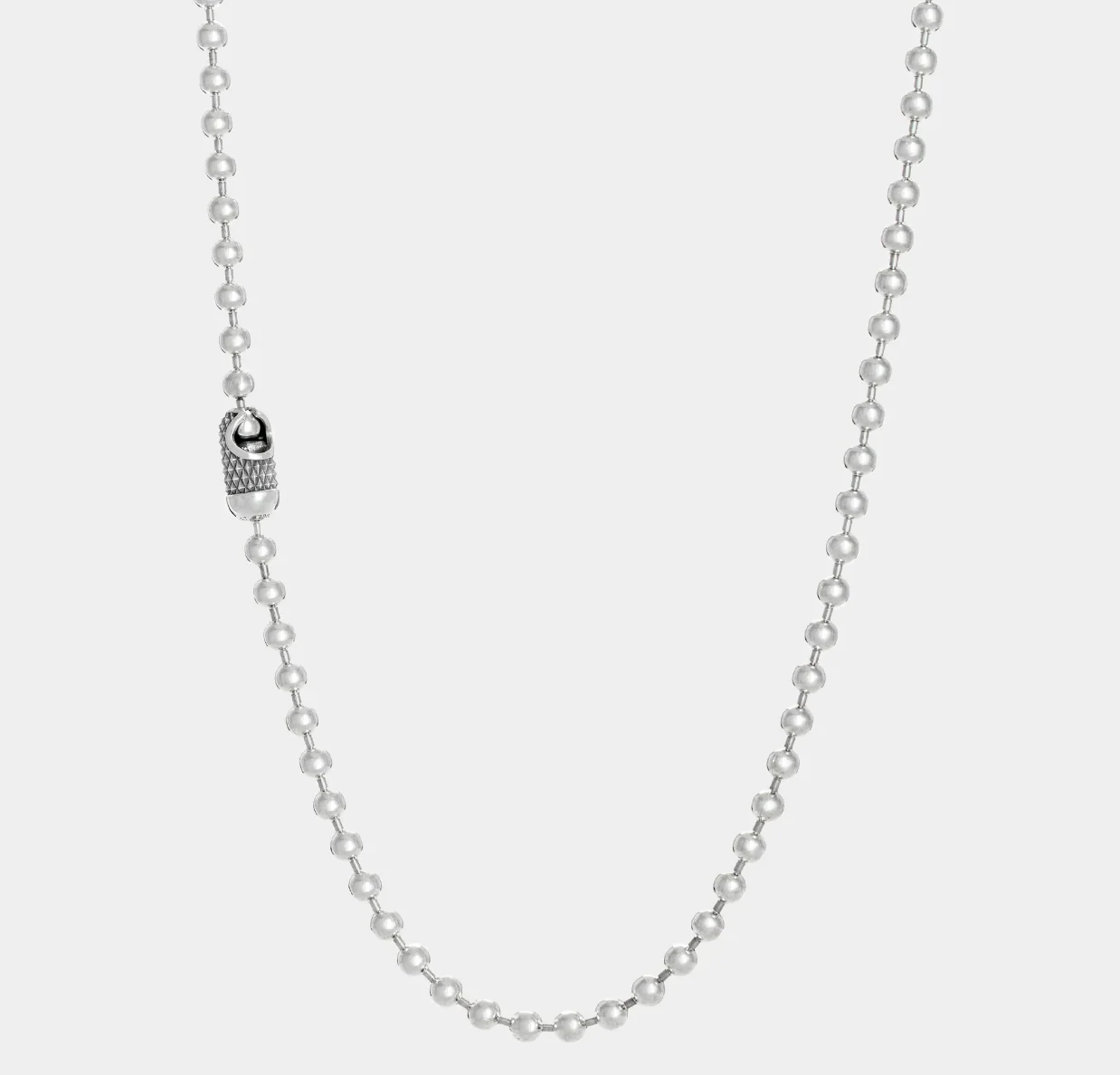 GA-POPLOCK-NECKLACE-A24-GB - GOOD ART HLYWD Poplock Necklace Goosebumps/ A24' - Sterling Silver - Image 3