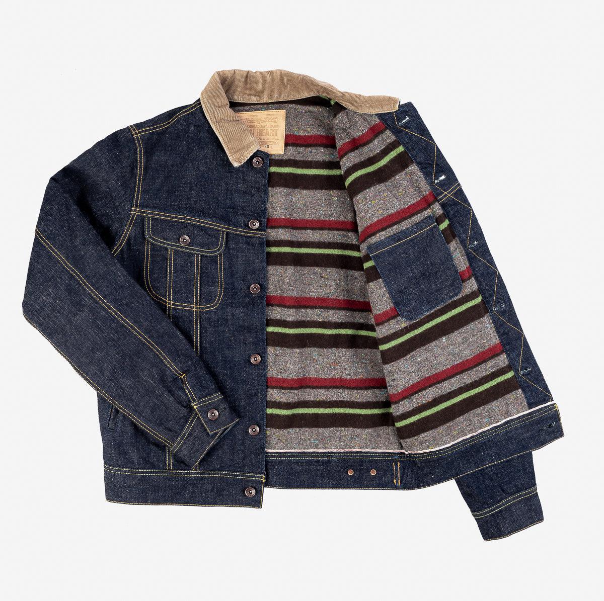 IH-101J-SR - 18oz Selvedge Denim Storm Rider Jacket - Indigo - Image 5