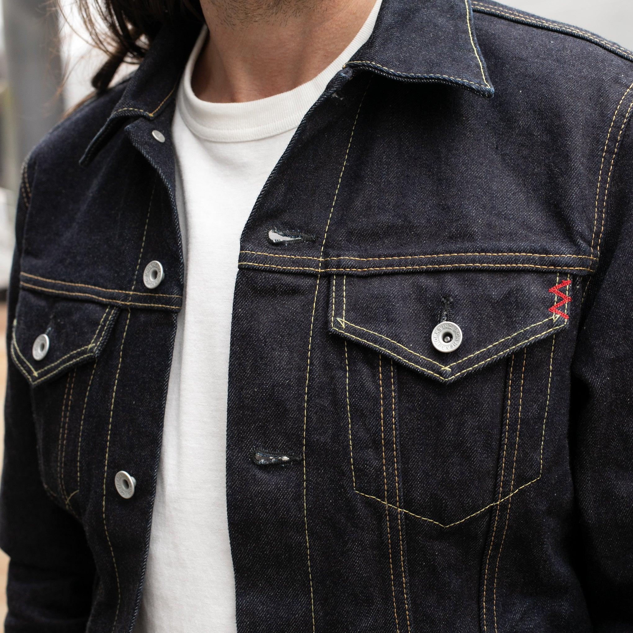 IH-526J-142 - 14oz Selvedge Denim Modified Type III Jacket - Indigo - Image 3