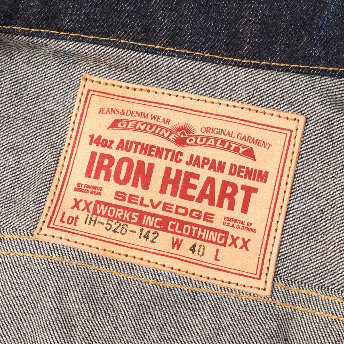 IH-526J-142 - 14oz Selvedge Denim Modified Type III Jacket - Indigo - Image 5