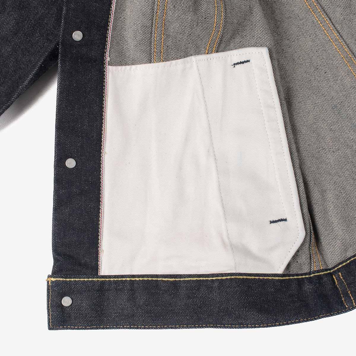 IH-526J-142 - 14oz Selvedge Denim Modified Type III Jacket - Indigo - Image 7