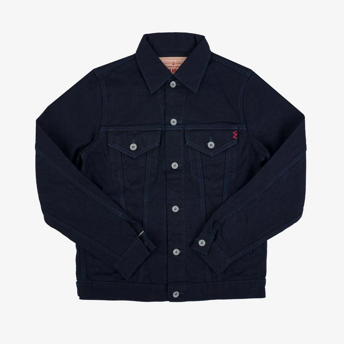 IH-526J-142IB - 14oz Selvedge Denim Modified Type III Jacket - Indigo/Black