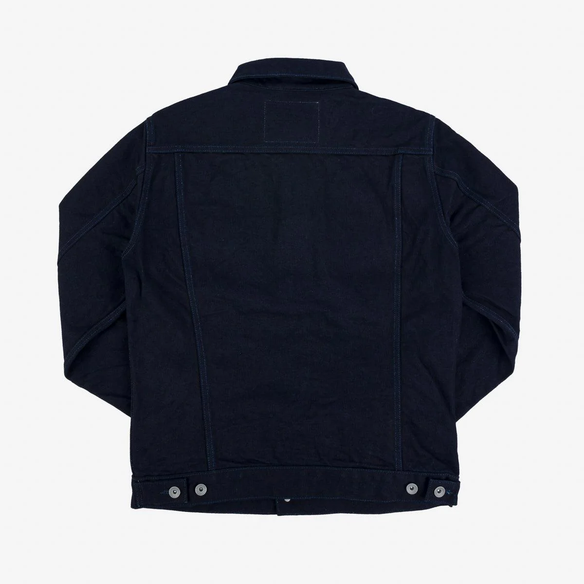 IH-526J-142IB - 14oz Selvedge Denim Modified Type III Jacket - Indigo/Black - Image 3