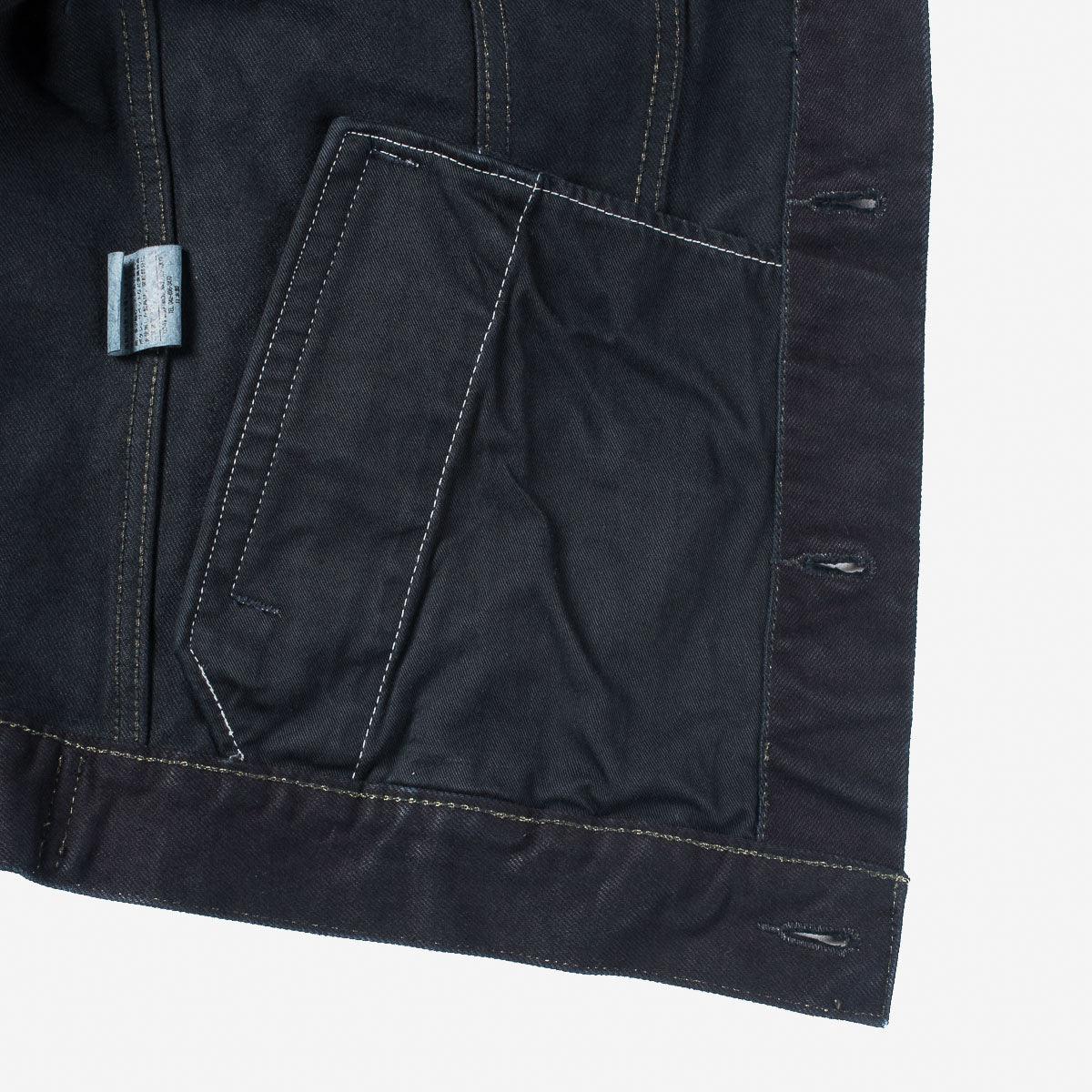 IH-526J-142OD - 14oz Selvedge Denim Type III Jacket - Overdyed Indigo - Image 8