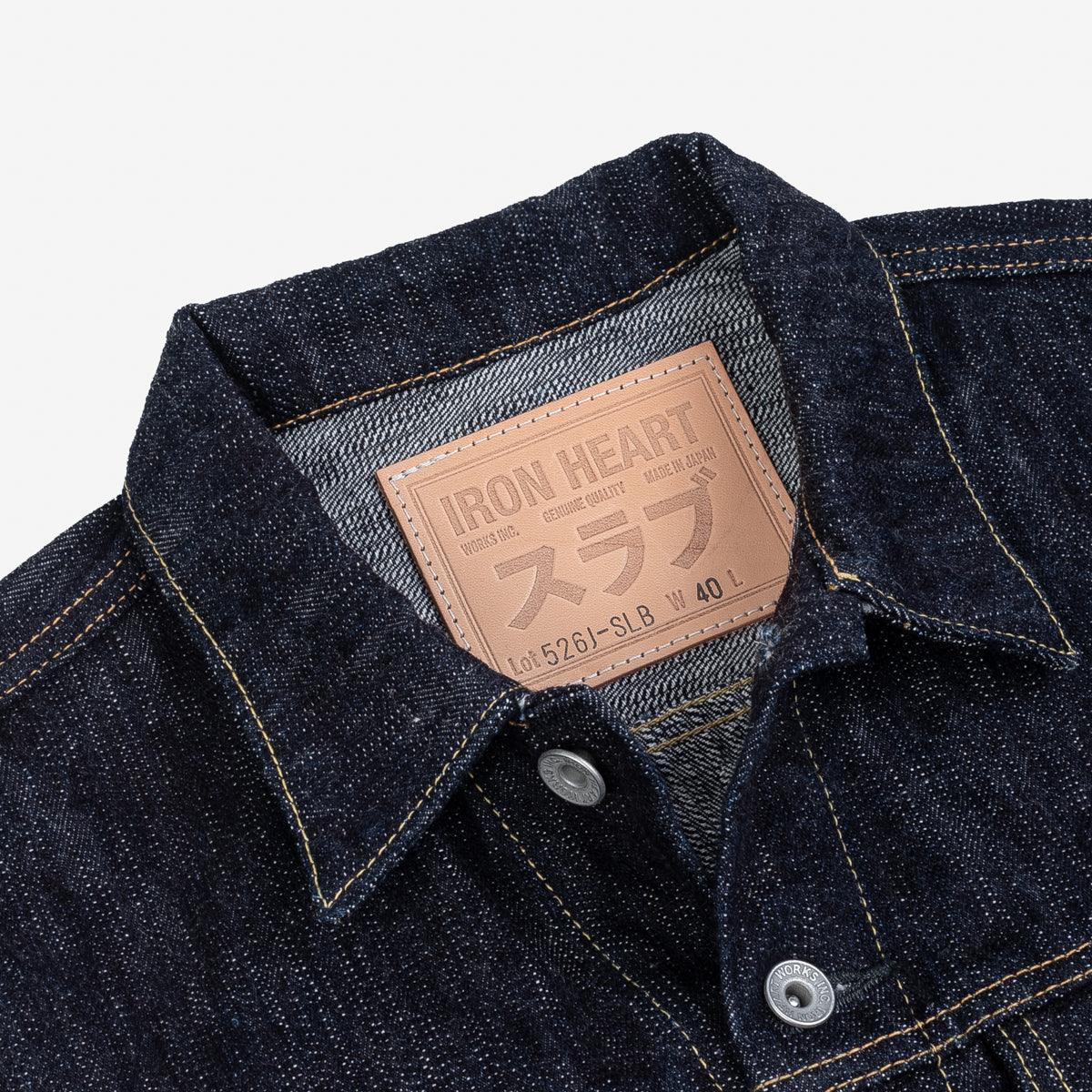 IH-526J-SLB - 16oz Slubby Selvedge Denim Type III Jacket - Indigo - Image 5