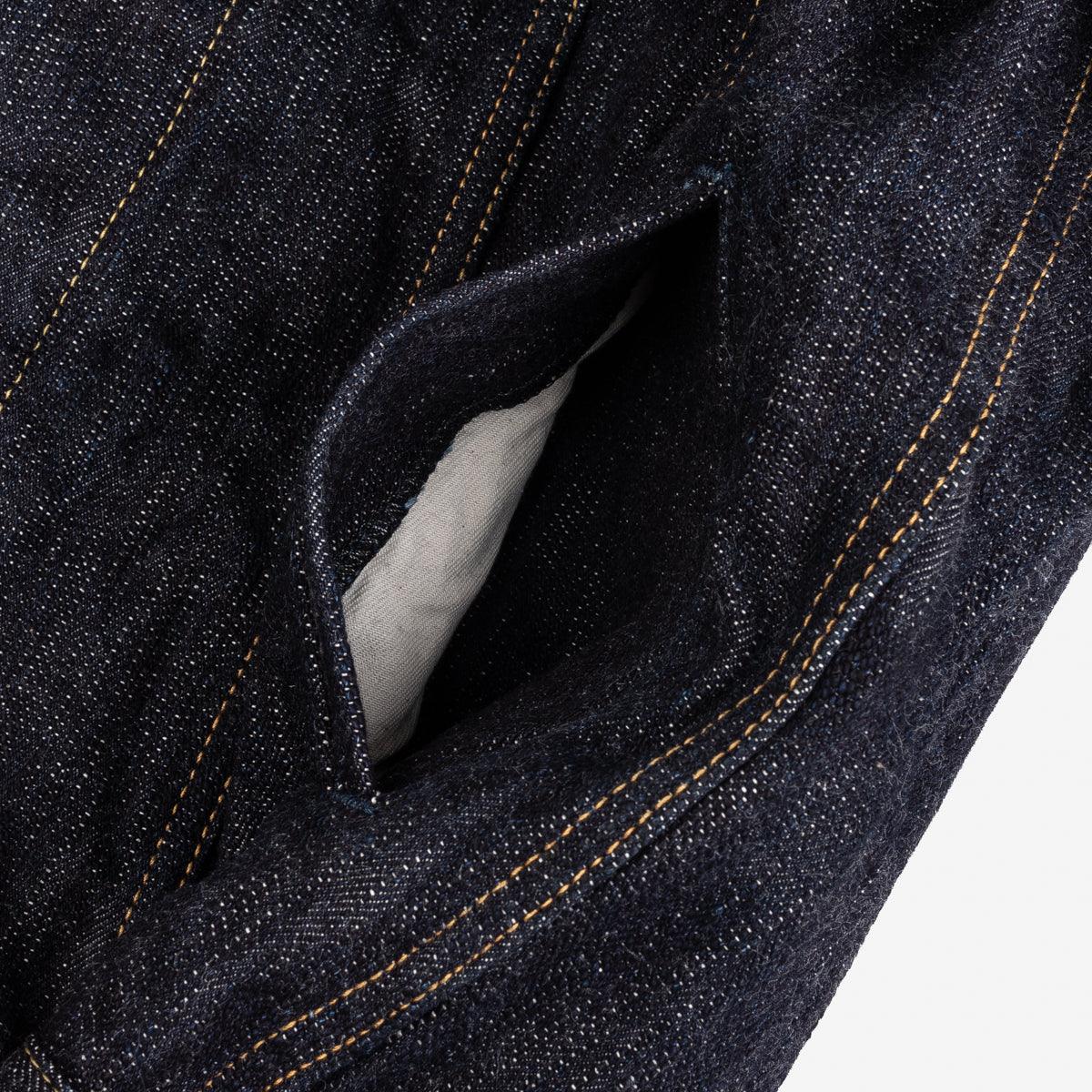 IH-526J-SLB - 16oz Slubby Selvedge Denim Type III Jacket - Indigo - Image 7