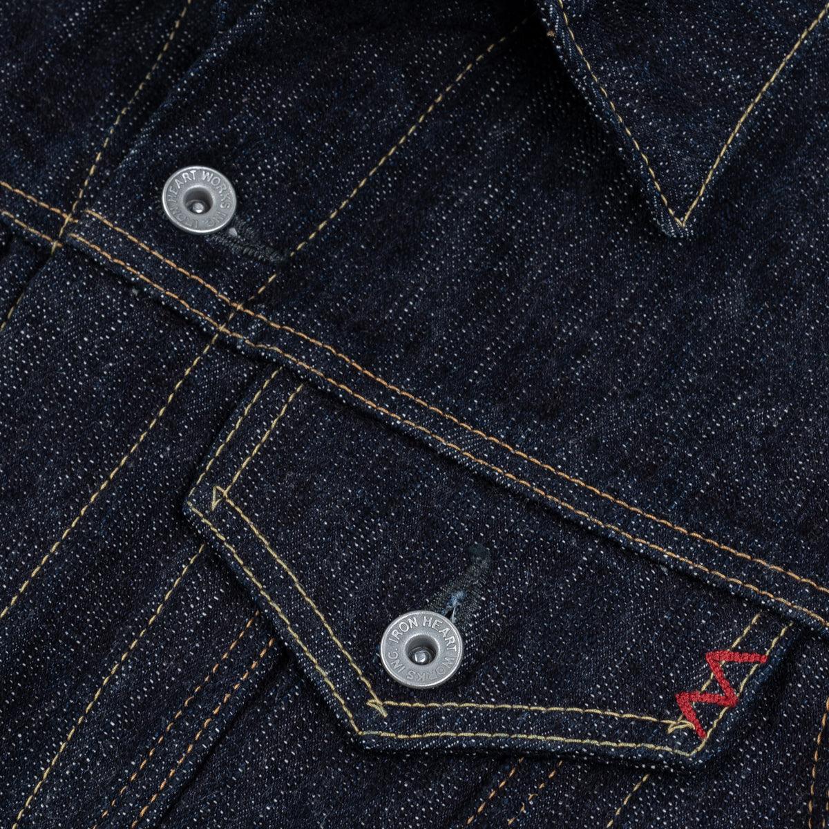 IH-526J-SLB - 16oz Slubby Selvedge Denim Type III Jacket - Indigo - Image 8