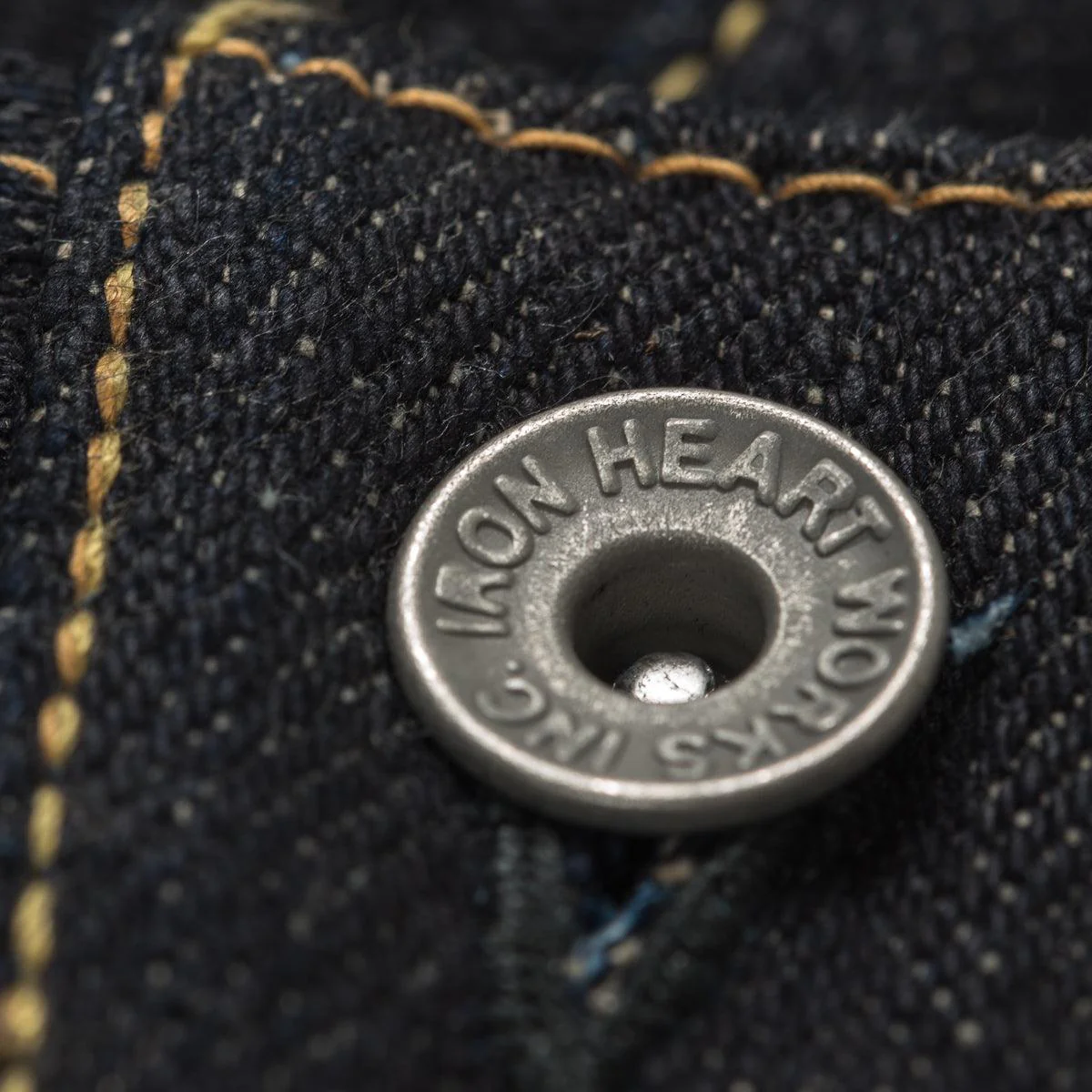 IH-634-XHS - 25oz Selvedge Denim Straight Cut Jeans - Indigo - Image 11