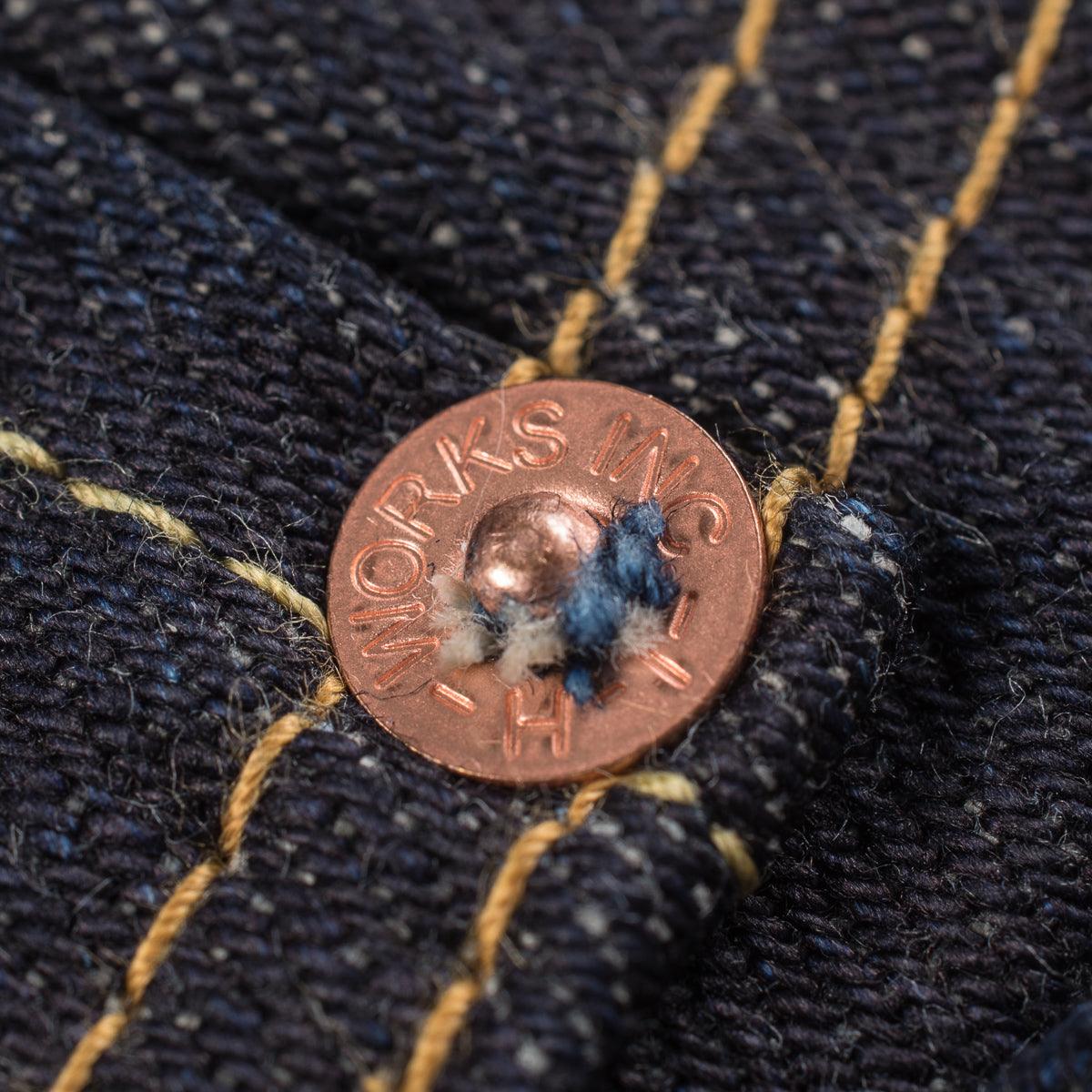 IH-634S-142 - 14oz Selvedge Denim Straight Cut Jeans - Indigo - Image 13