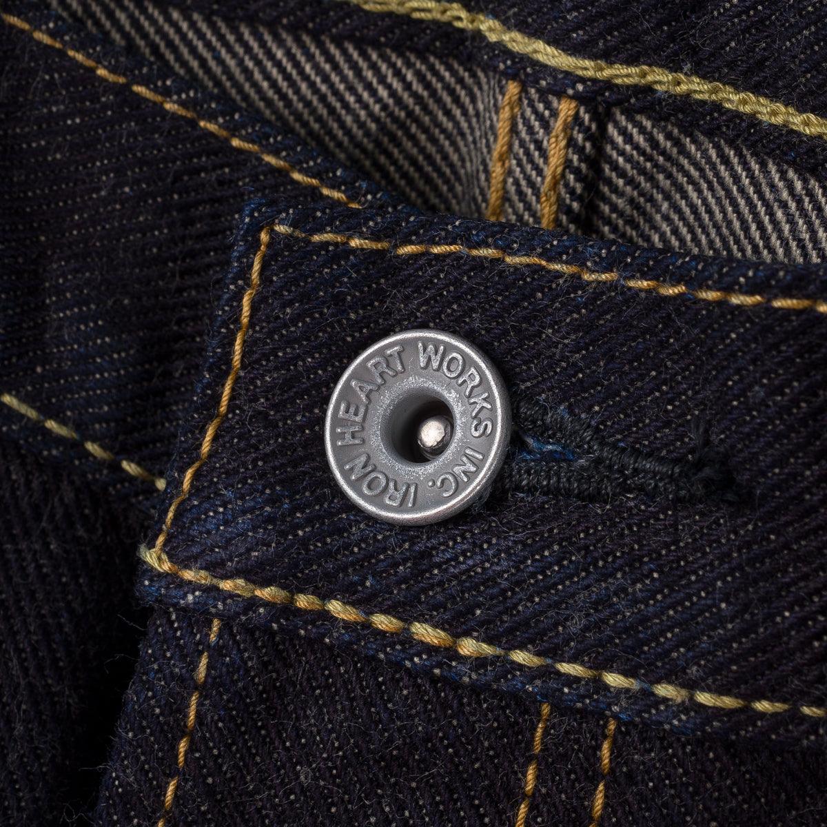 IH-634S-19L - 19oz Left Hand Twill Selvedge Denim Straight Cut Jeans - Indigo - Image 9