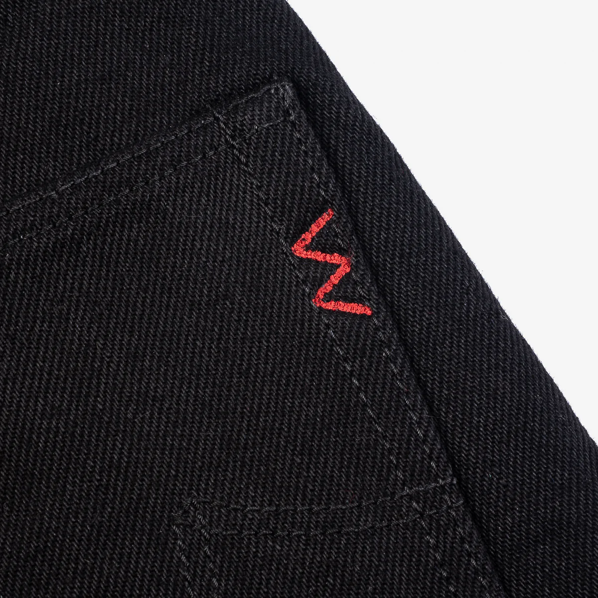 IH-634S-SBG - 21oz Selvedge Denim Straight Cut Jeans - Superblack (Fades To Grey) - Image 8