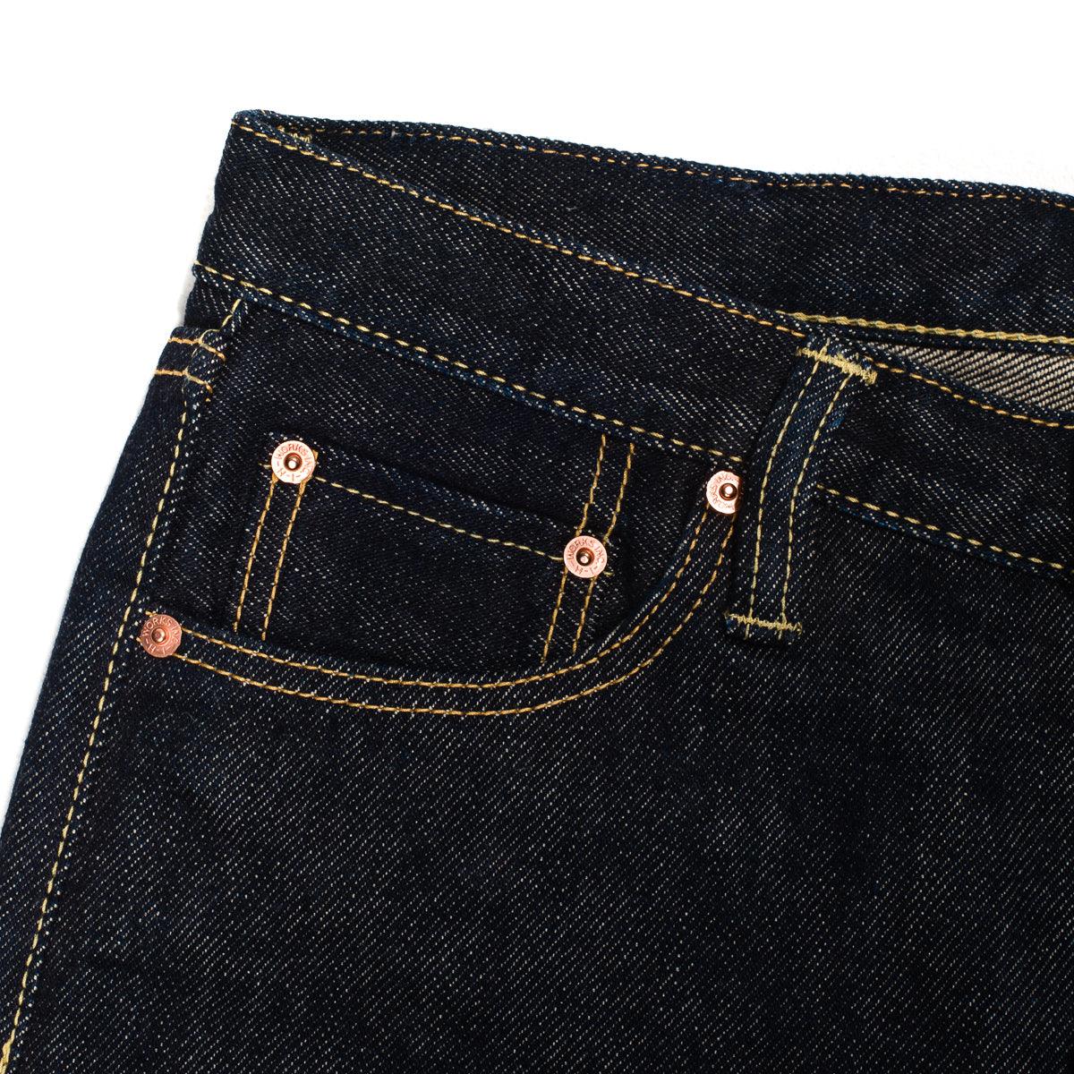 IH-777S-21 - 21oz Selvedge Denim Slim Tapered Jeans - Indigo - Image 13