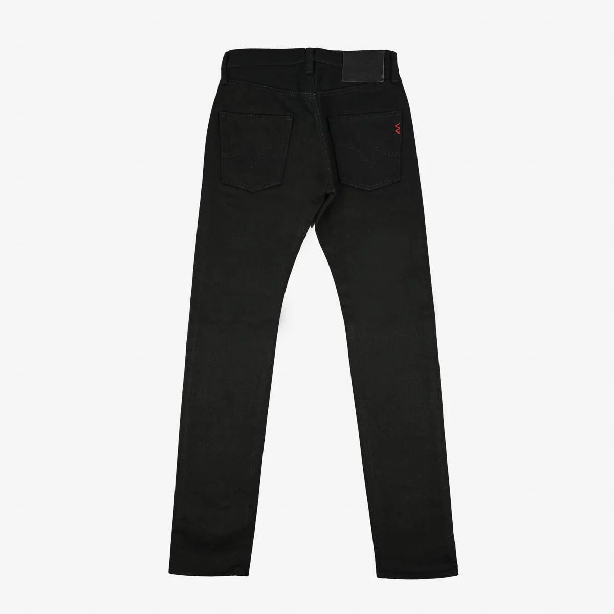 IH-777S-SB - 21oz Selvedge Denim Slim Tapered Cut Jeans - Superblack Non-Fade - Image 7