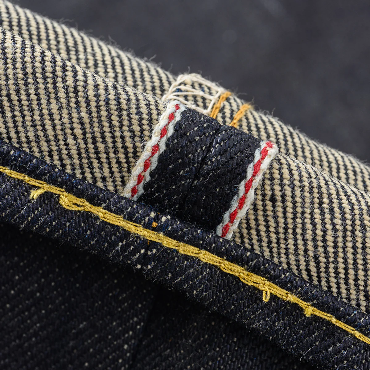 IH-888-XHS - 25oz Selvedge Denim Relaxed Tapered Jeans - Indigo - Image 11