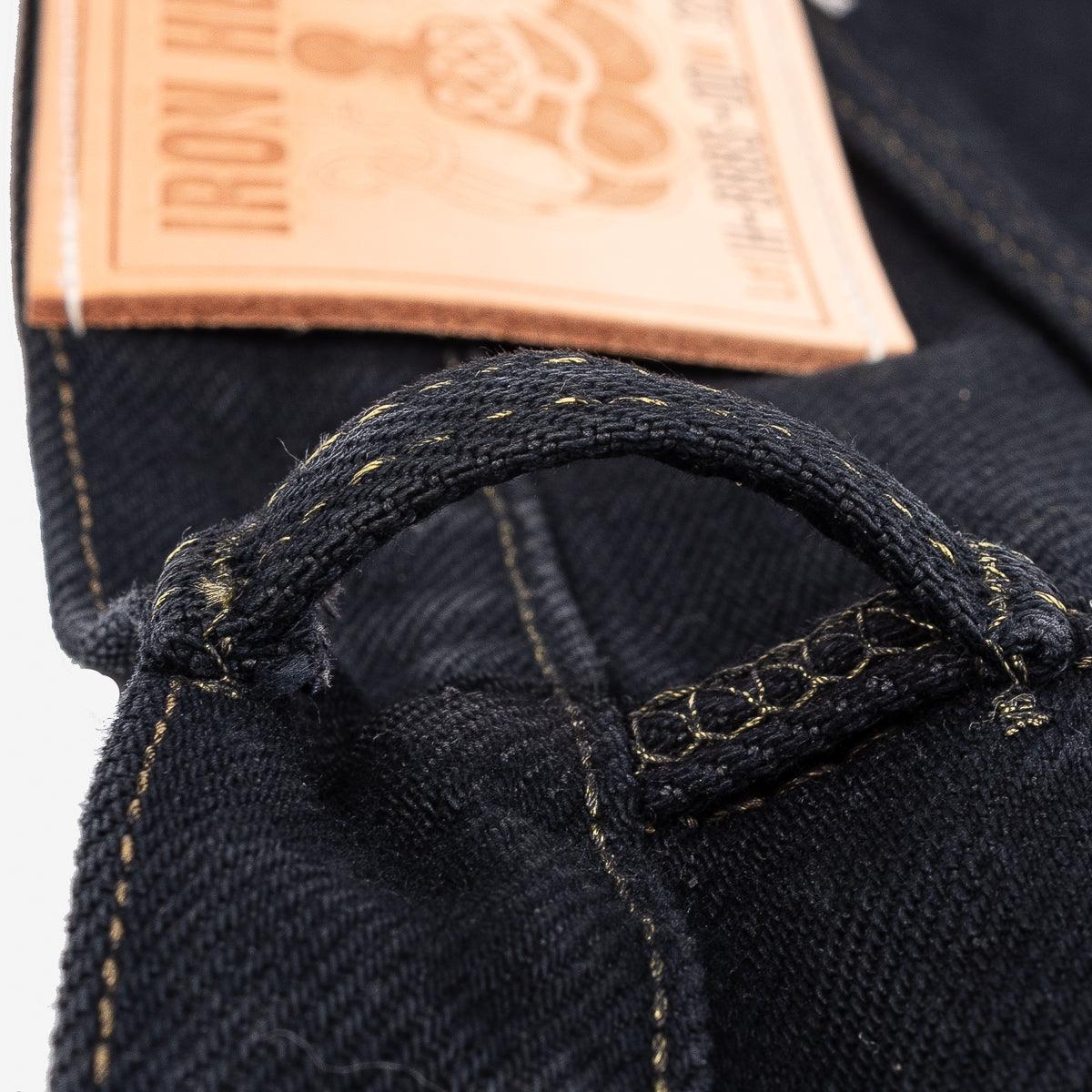 IH-888S-21OD - 21oz Selvedge Denim Tapered Jeans - Black Overdyed - Image 14