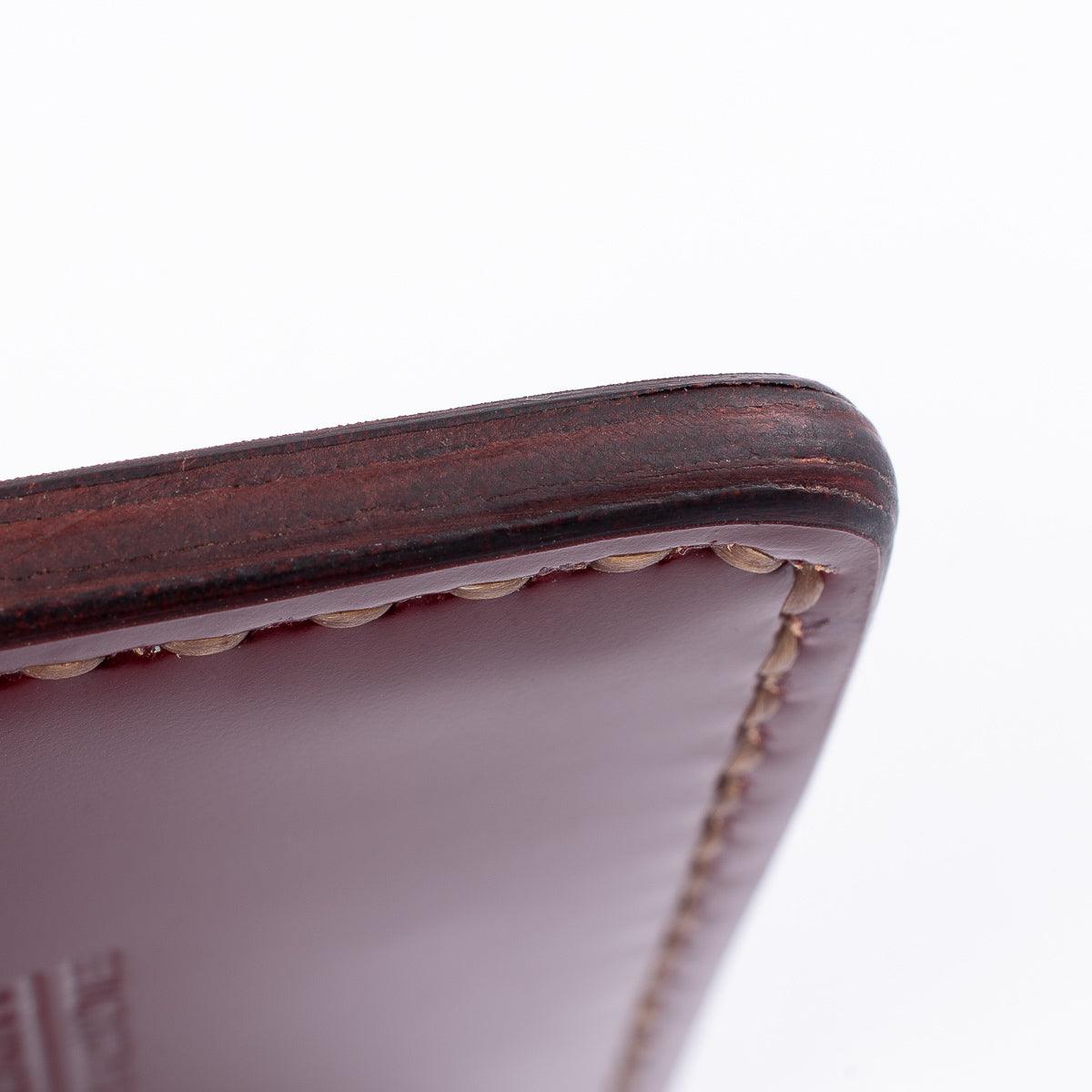 IHG-089-OXB - Shell Cordovan Card Holder - Oxblood - Image 5