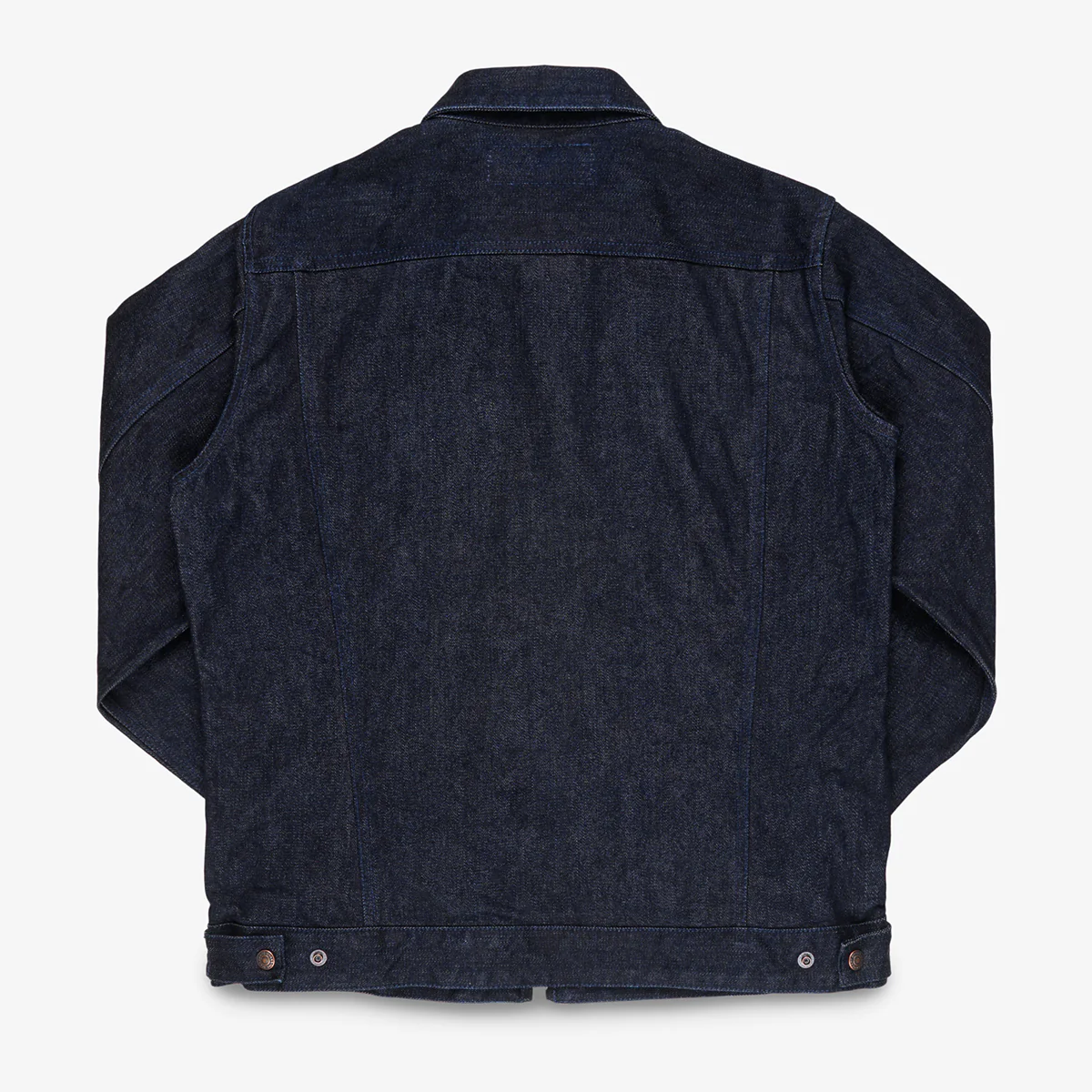 IHJ-122-IND - 14oz Broken Twill Selvedge Denim Work Jacket - Indigo - Image 4