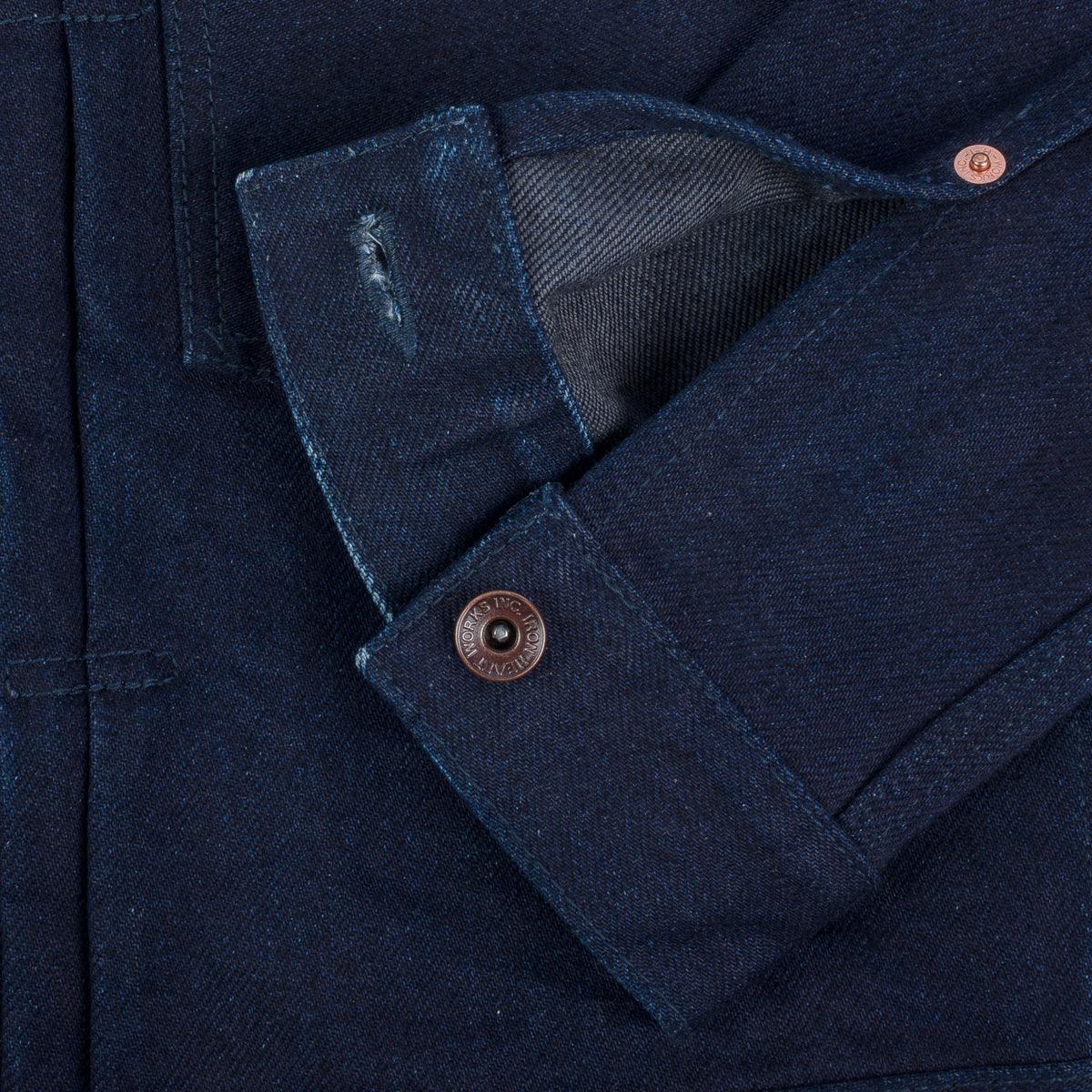 IHJ-140-IG - 19oz Selvedge Denim Type I Jacket - Indigo/Grey - Image 13
