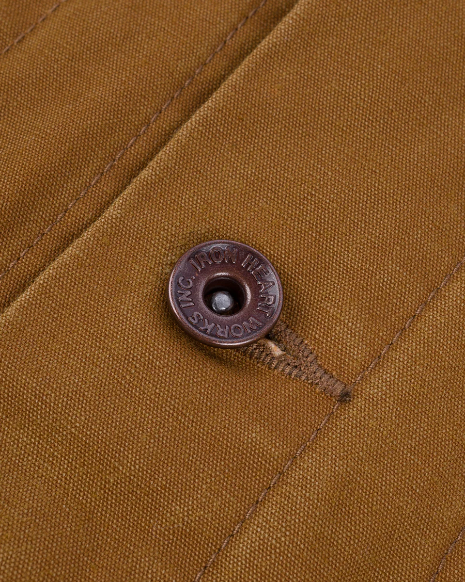 IHJ-147-BRN - 9oz Canvas Type III Jacket - Brown - Image 10