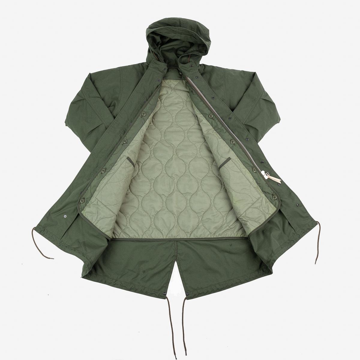 IHM-38-OLV - 5oz Quilted Lining M-51 Type Field Coat - Olive - Image 4