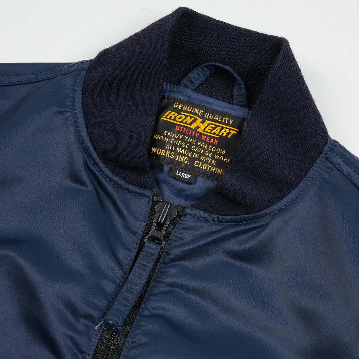 IHM-50-NAV - 4.8oz Nylon Type L-2B Jacket - Navy - Image 6
