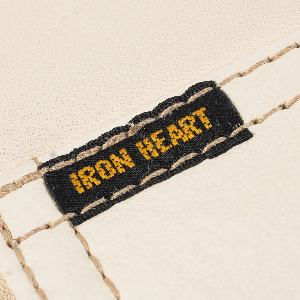 IHSB-PR-NAT - Iron Heart X Simmons Bilt Horsehide Western Shirt - The Pale Rider - Natural - Image 10