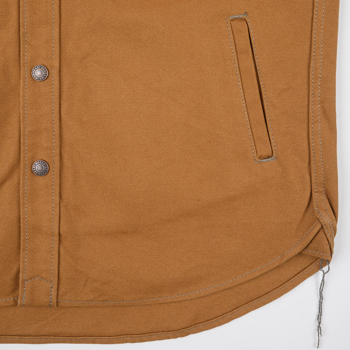 IHSH-189-BRN - 17oz Duck Work Shirt Style CPO - Brown - Image 10