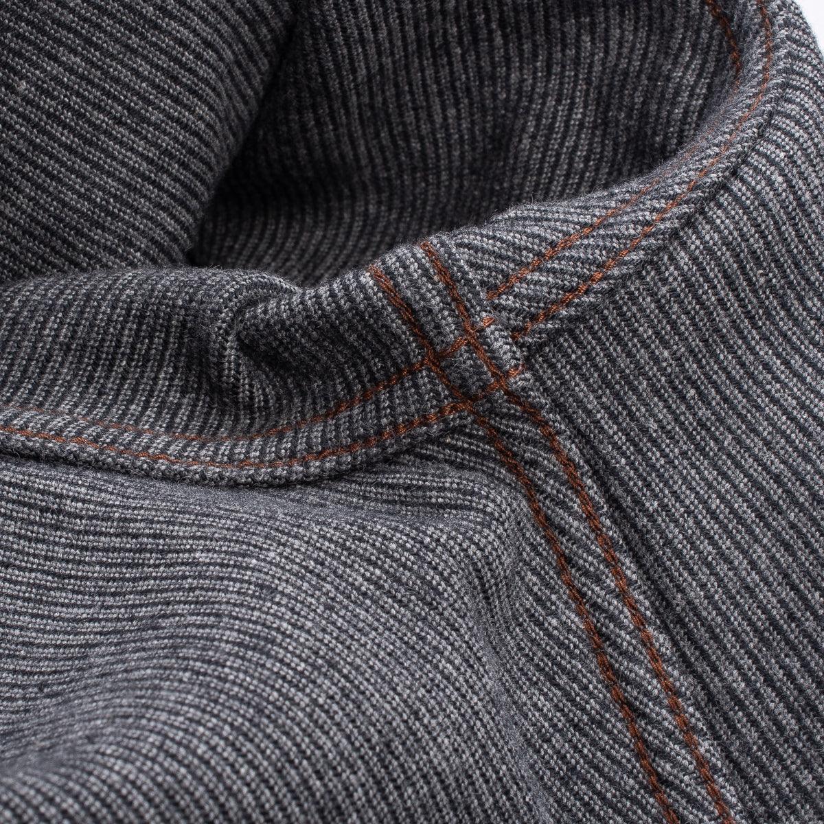 IHSH-254-GRY - Top Dyed Heavy Kersey Western Shirt - Grey - Image 10