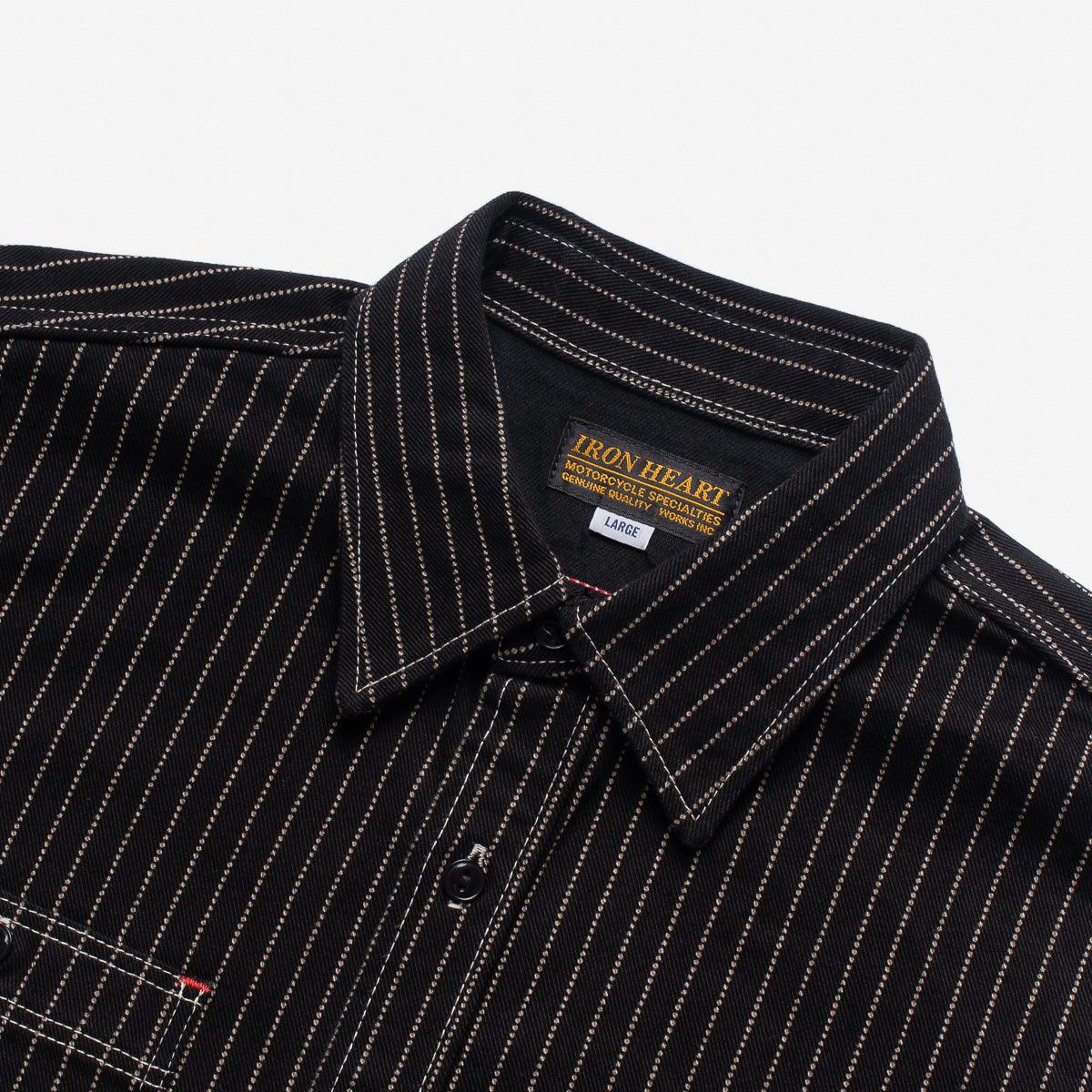 IHSH-266-BLK - 12oz Wabash Work Shirt - Black - Image 5