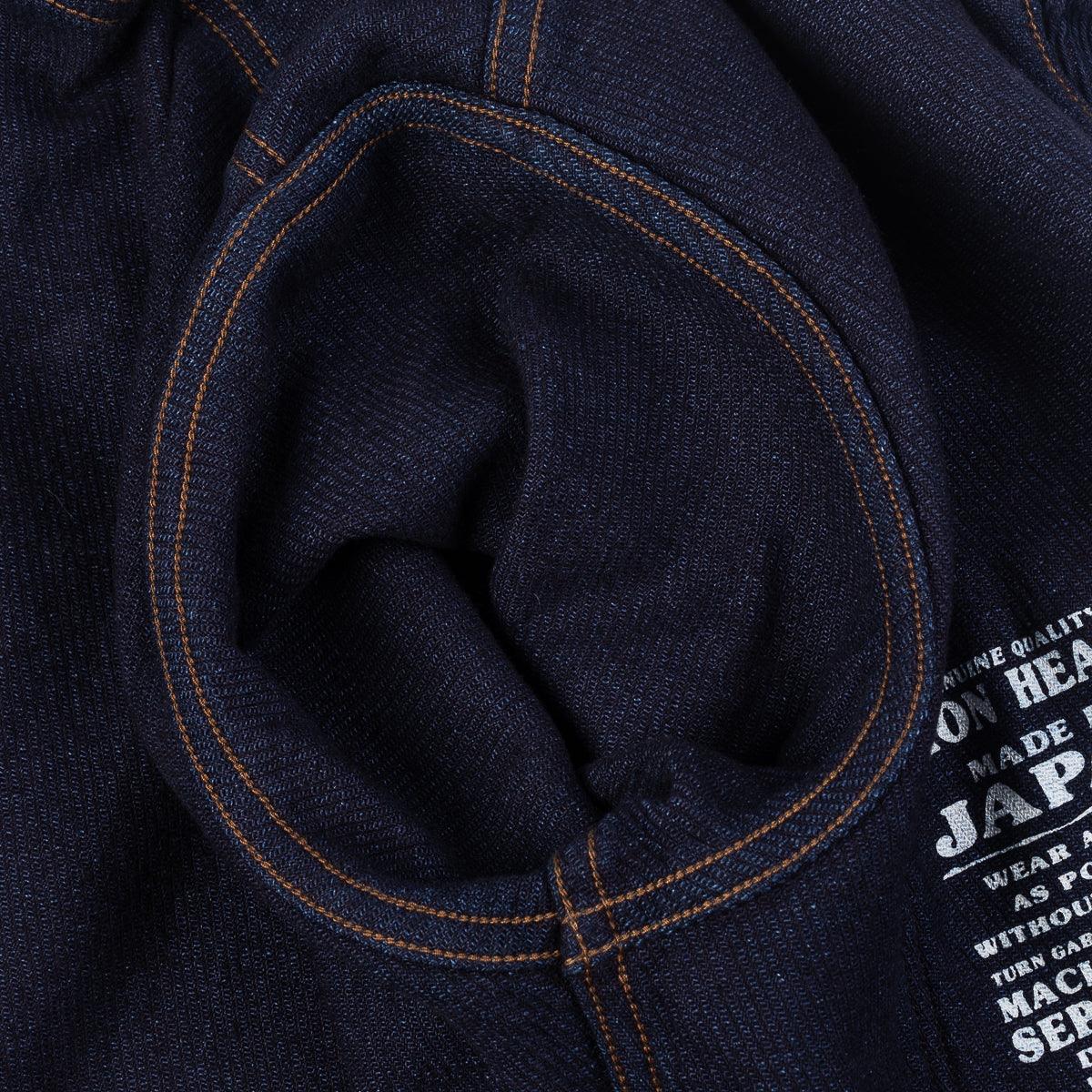 IHSH-288-IND - 14oz Kersey Work Shirt - Indigo - Image 13