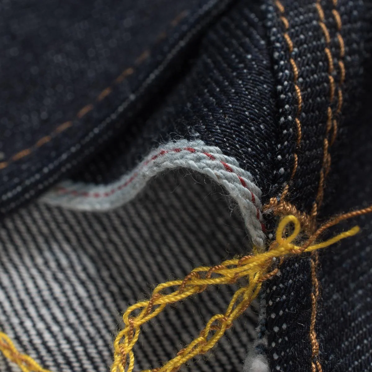 IHSH-33-IND - 12oz Selvedge Denim Western Shirt - Indigo - Image 10