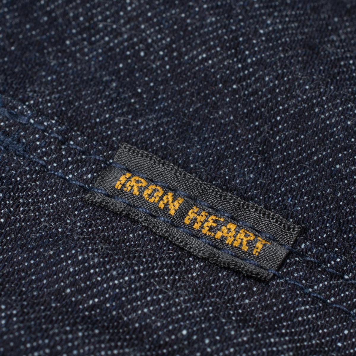 IHSH-33-T - 12oz Selvedge Denim Western Shirt With Tonal Stitching - Indigo - Image 7