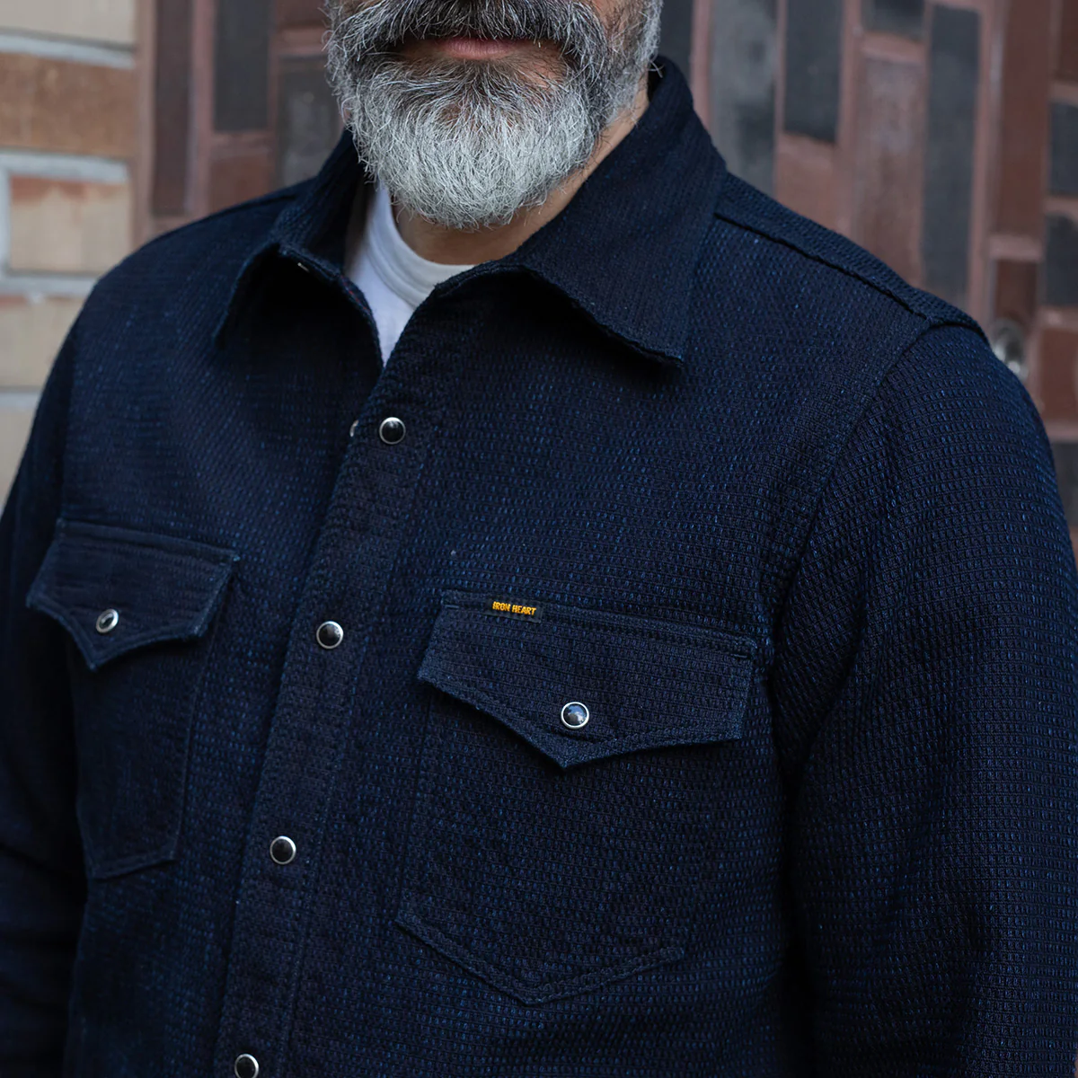 IHSH-437-IND - SS26 - 13.5oz Dobby Cloth CPO Shirt - Indigo - Image 3