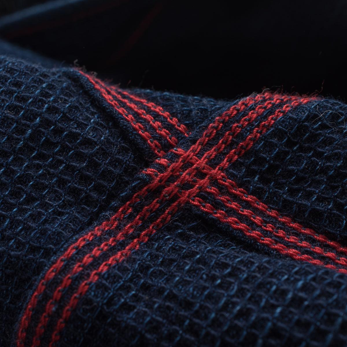 IHSH-96-IND - Waffle Work Shirt - Indigo - Image 11