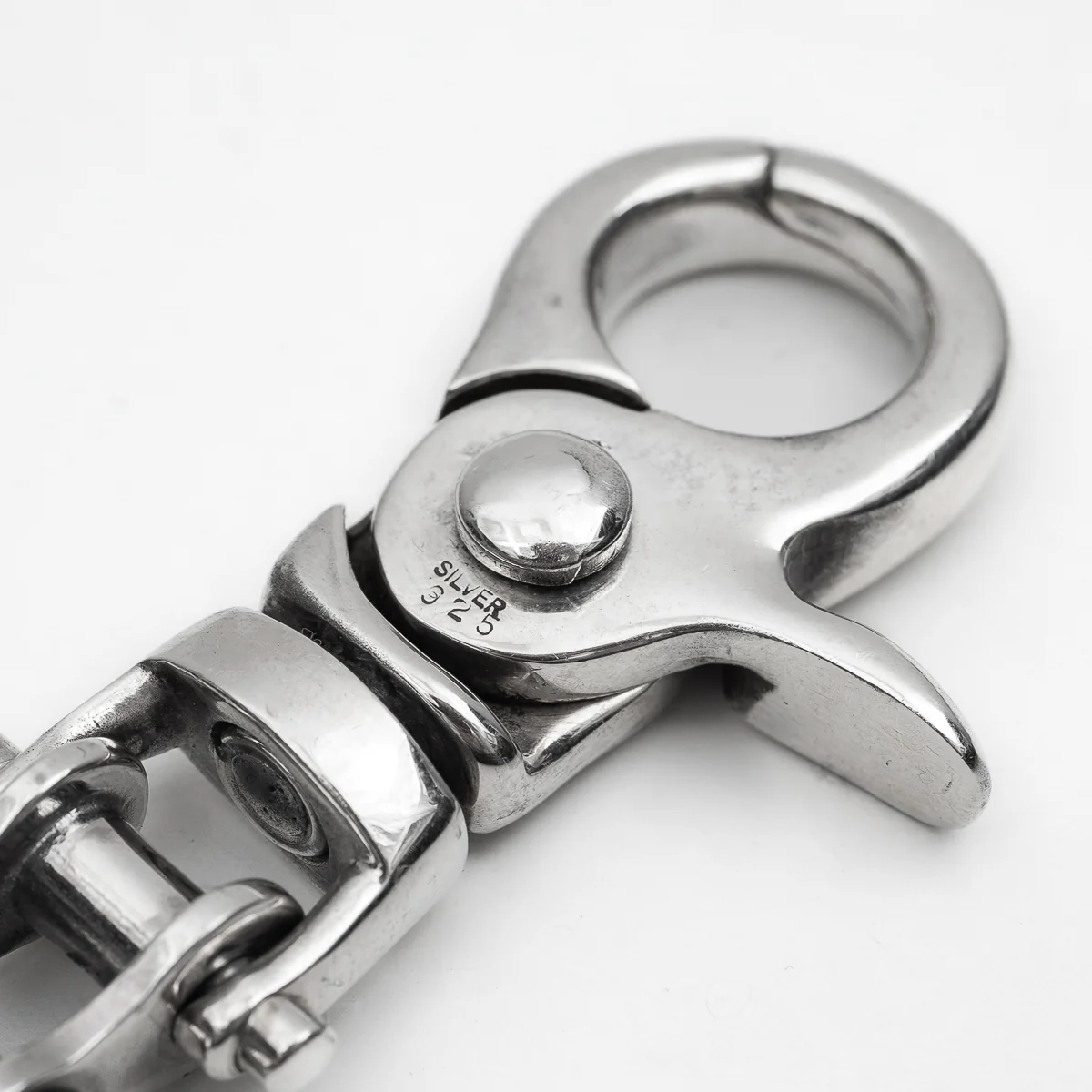 IHSI-01 - "Motorcycle Chain" Wallet Chain - Sterling Silver - Image 5