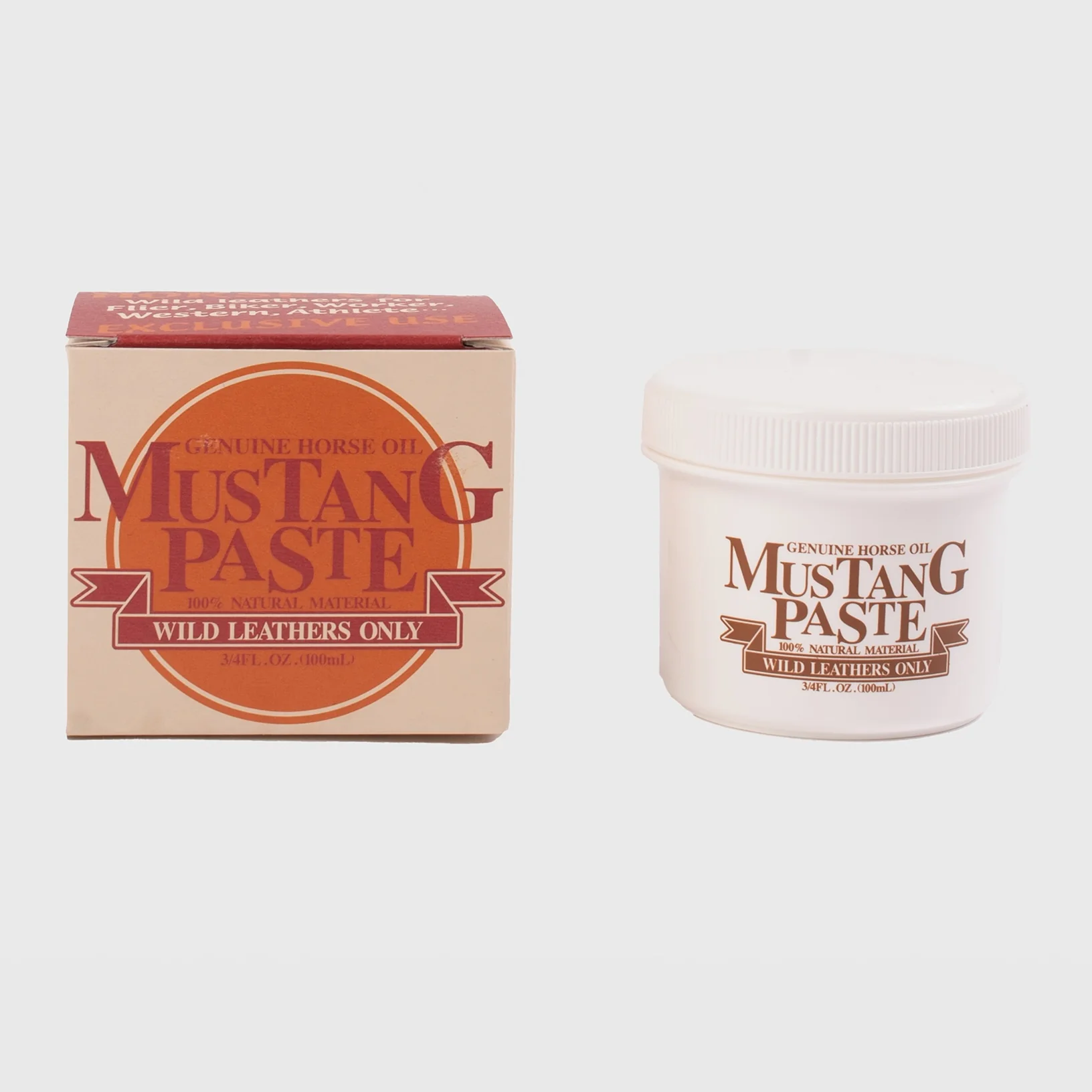 MUSTANG-PA -  "Mustang Paste" Natural Mustang Horse Leather Care
