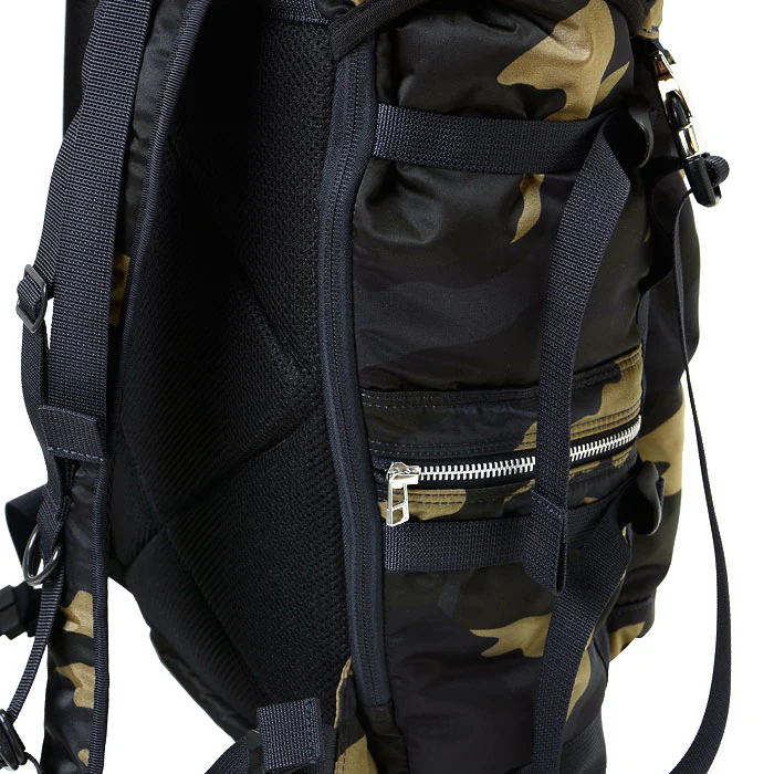 PO-COUNTER-BACKPACK-KHA - Porter-Yoshida & Co. COUNTER SHADE BACKPACK - Woodland Khaki - Image 15