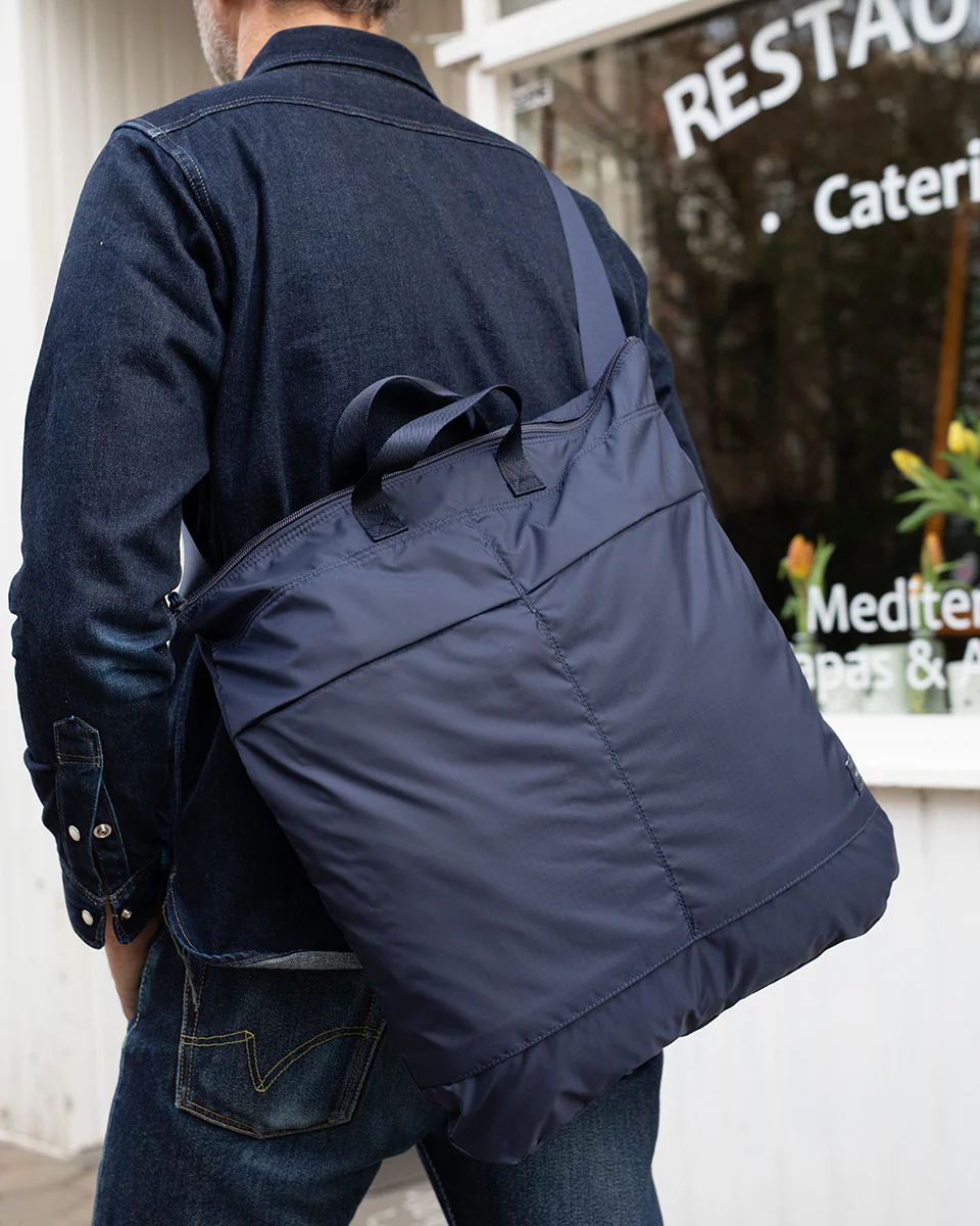 PO-FLEX-HELMET-BAG-NAV - Porter-Yoshida & Co FLEX 2WAY HELMET BAG - Navy - Image 2