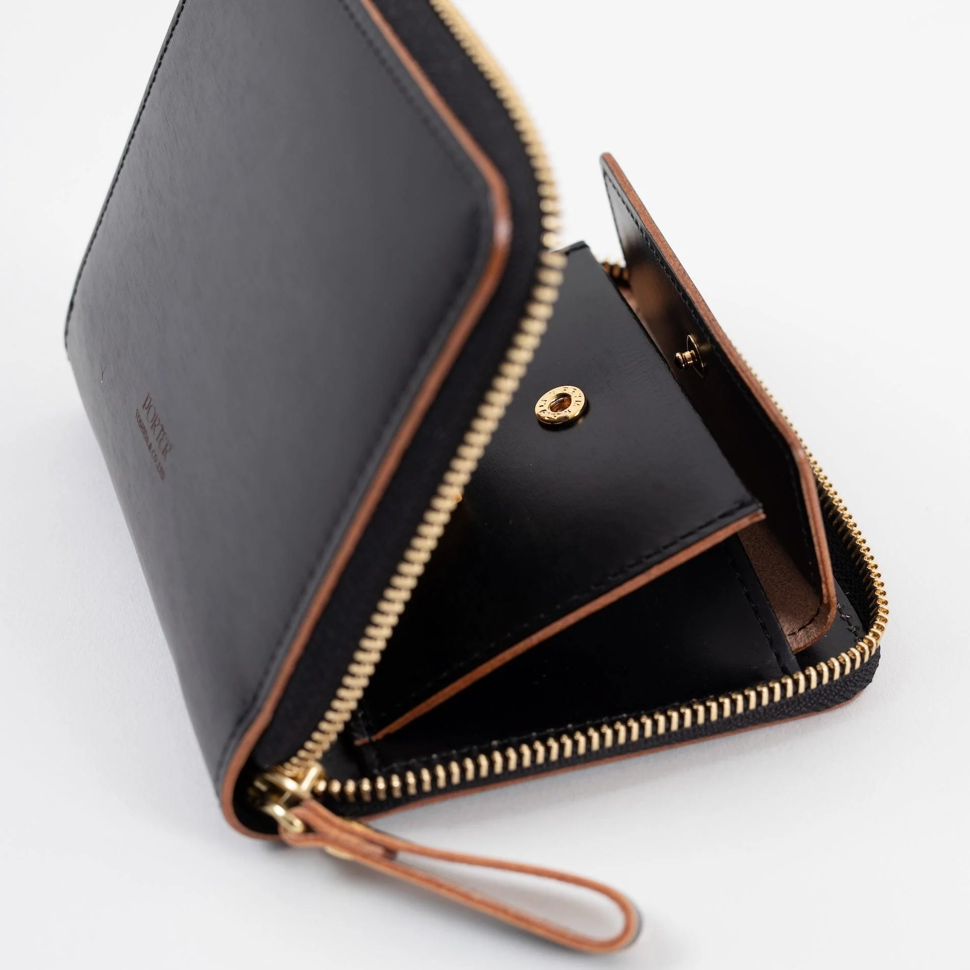 PO-FILM-ZIP-WALLET - Porter-Yoshida & Co. FILM ZIP WALLET - Black - Image 3