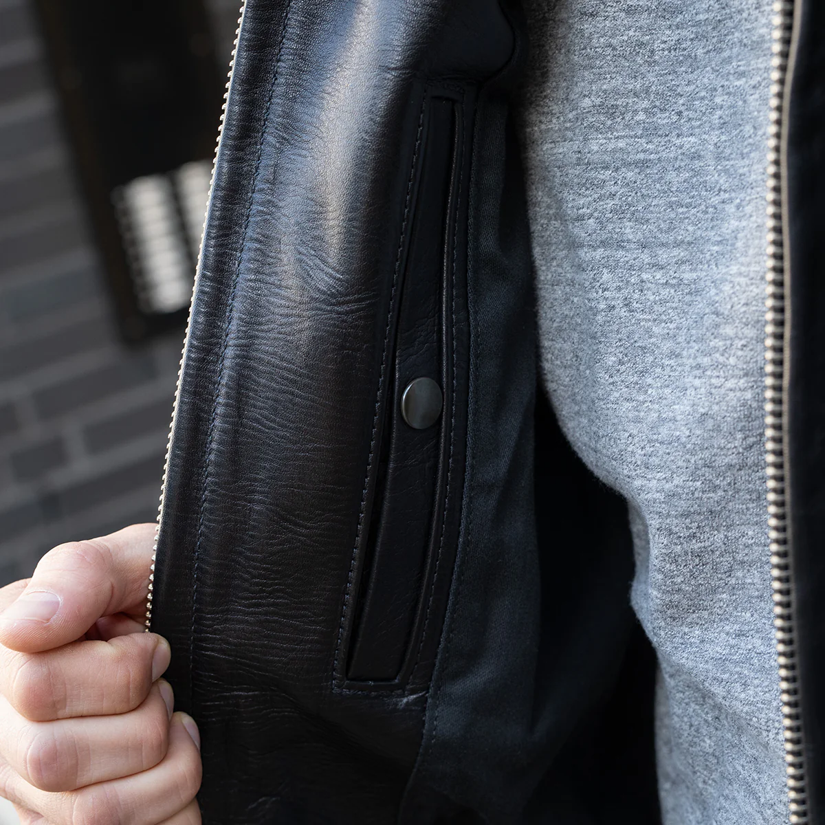 SB-30-S-JH-BLK - Simmons Bilt x  IHG Vintage 30's Sports Jacket - Japanese Horsehide - Image 7