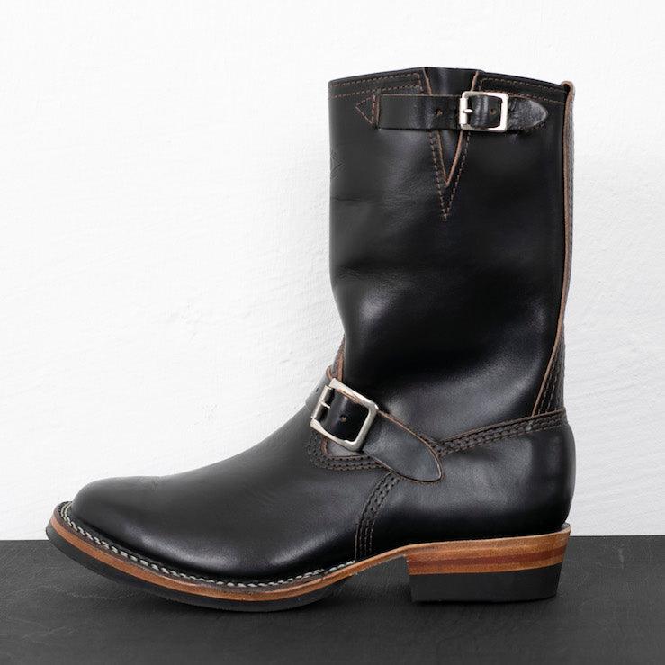 WE-7600BKH-BLK - WESCO "Mister Lou" Engineer Horsehide E width - Black - Image 3