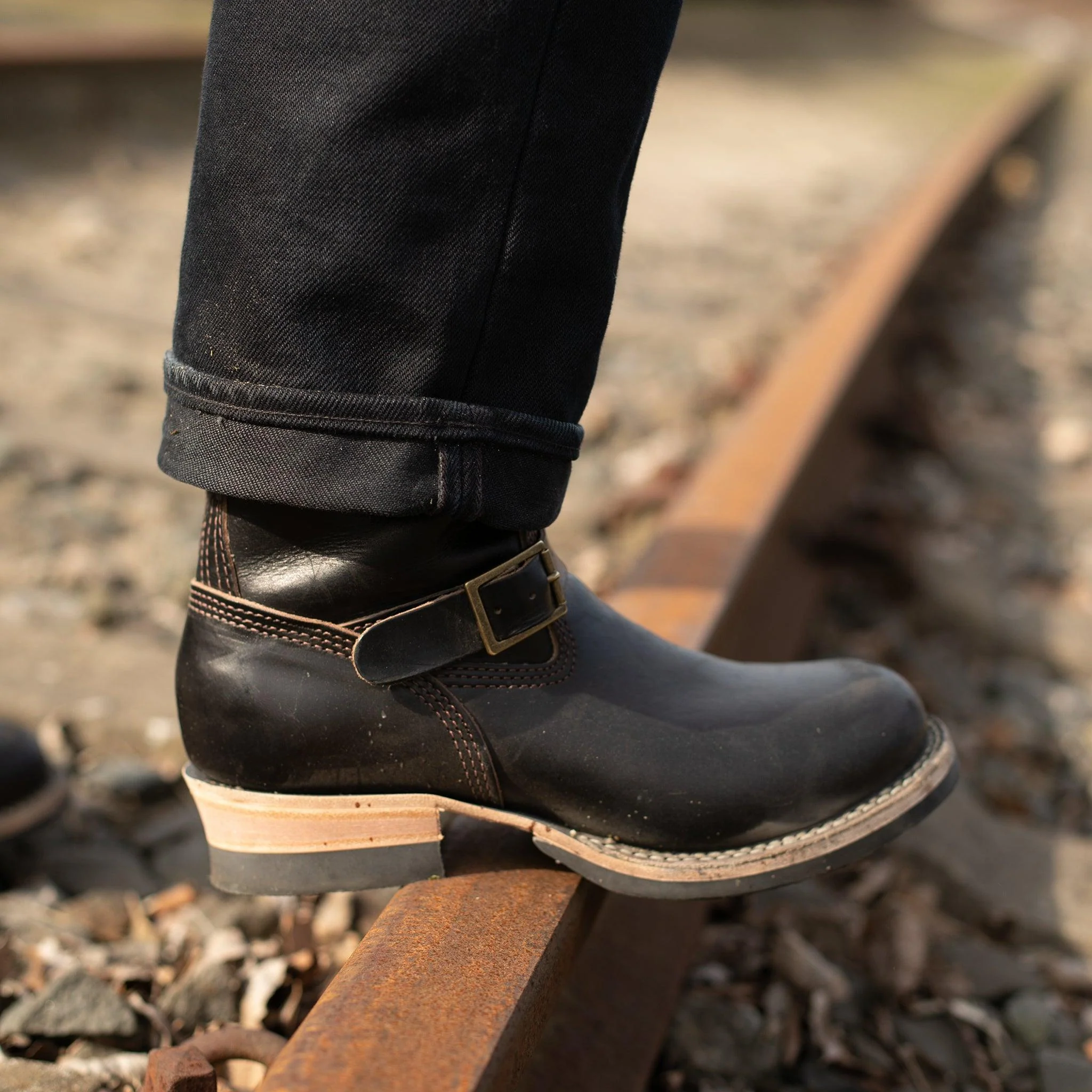 WE-7710H-BLK - Wesco Custom Boss Engineer Horsehide - Black - Image 14