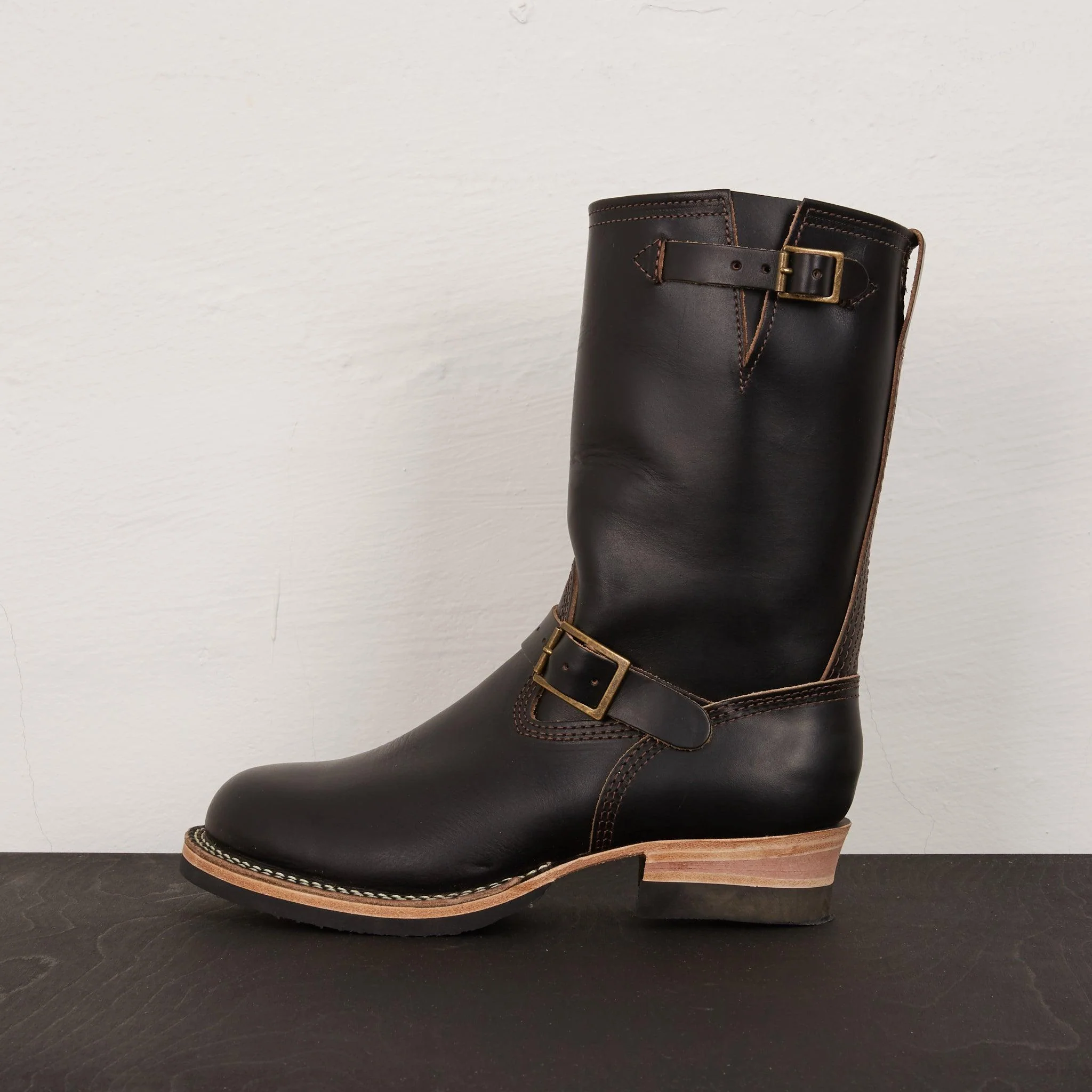 WE-7710H-BLK - Wesco Custom Boss Engineer Horsehide - Black - Image 4